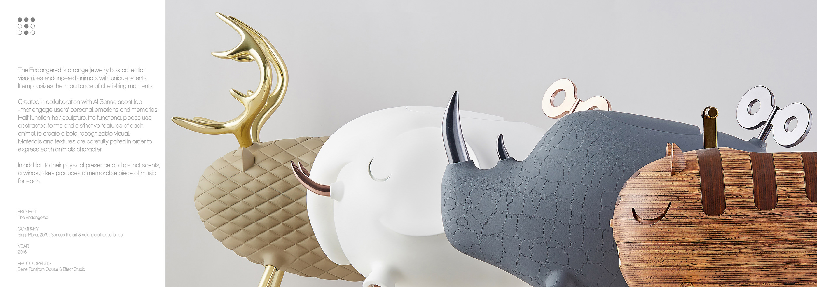 Jewelry box，The Endangered，identity，design，