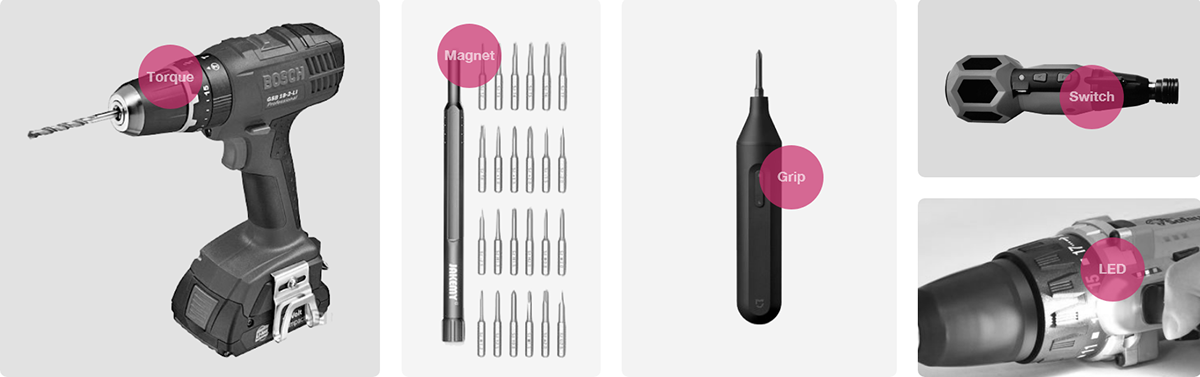 Electric screwdriver，bolt driver，3d，3D visualization，product，conceptual design，industrial，