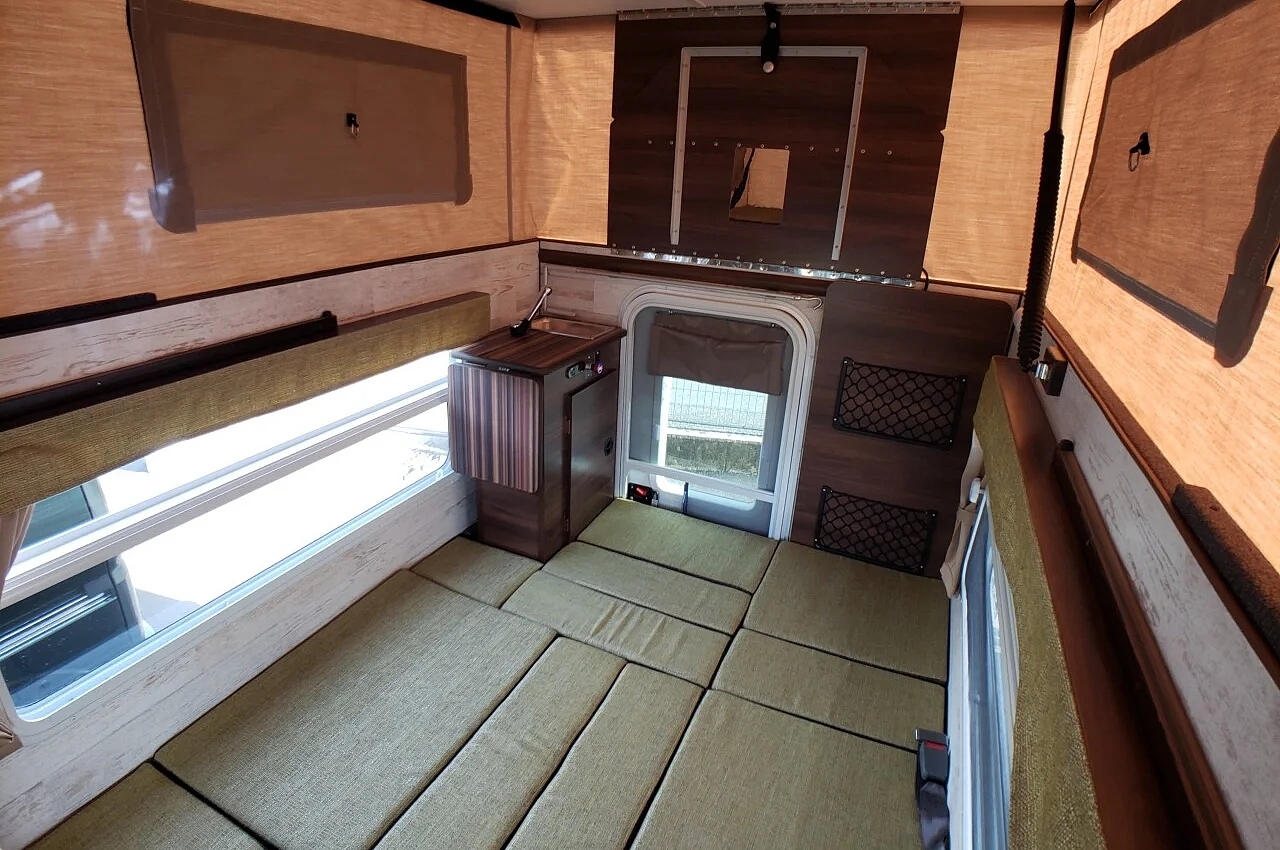 Campervan，Truck bed camper，camping，MYSTIC，