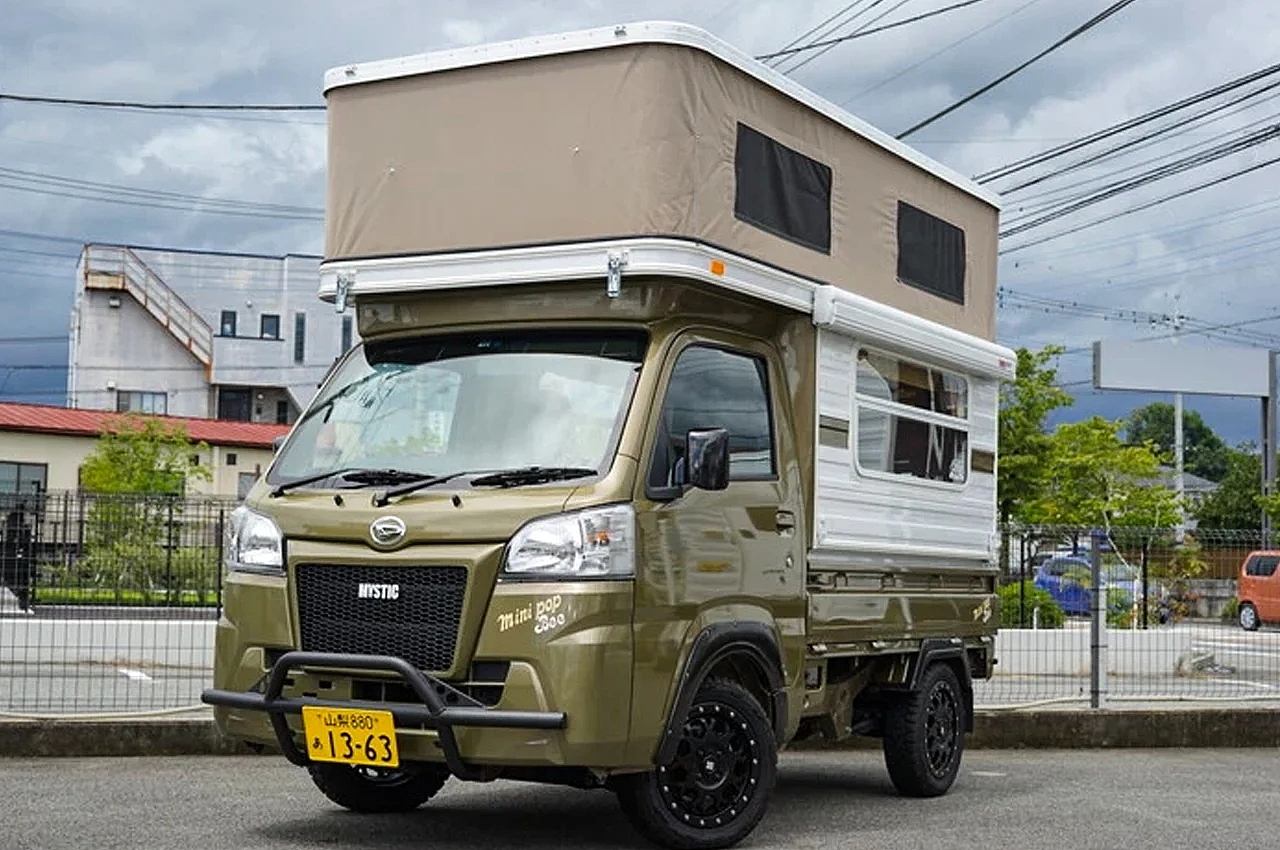 Campervan，Truck bed camper，camping，MYSTIC，