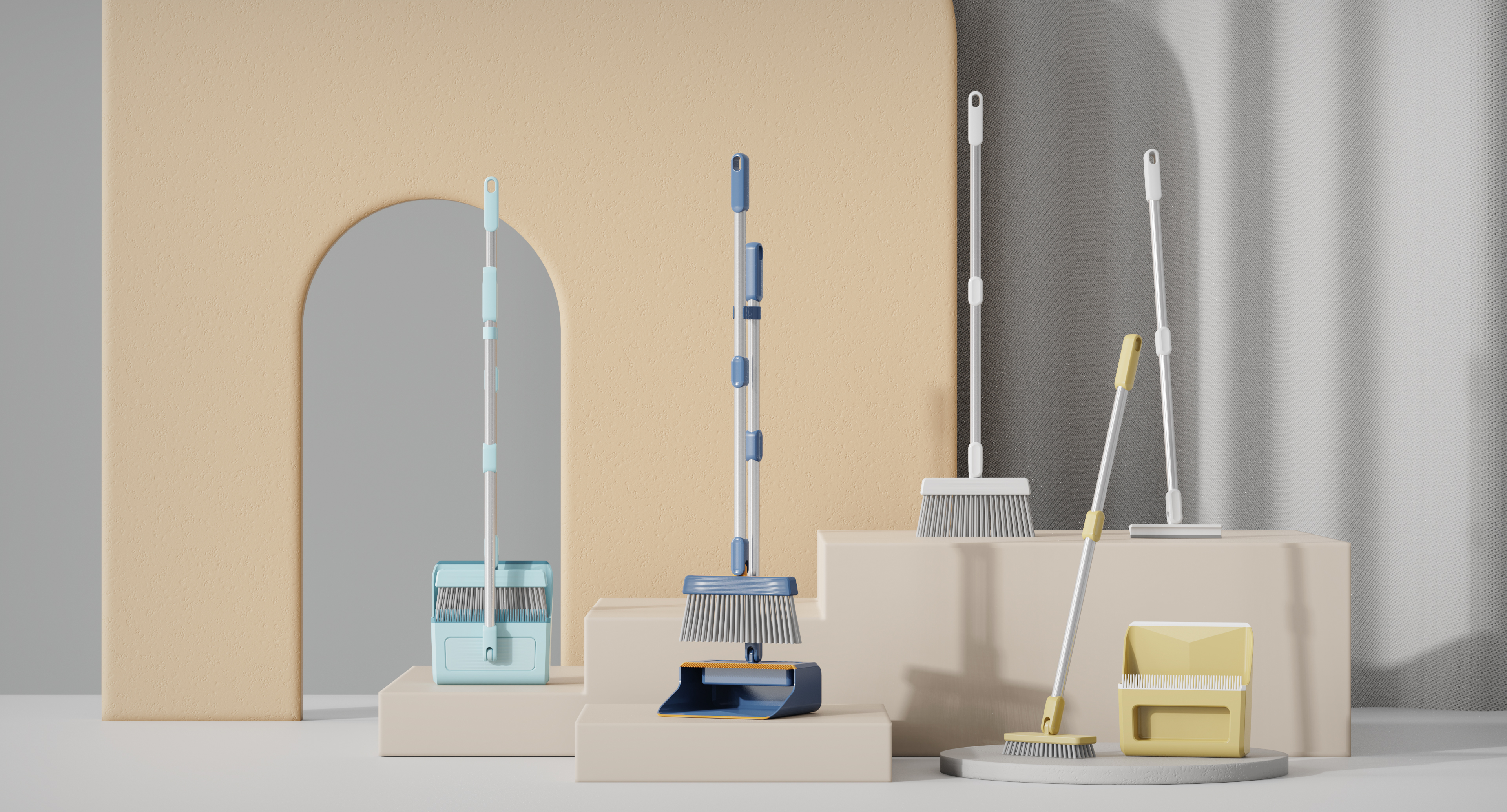 Modularity, texture, home cleaning and appearance design，