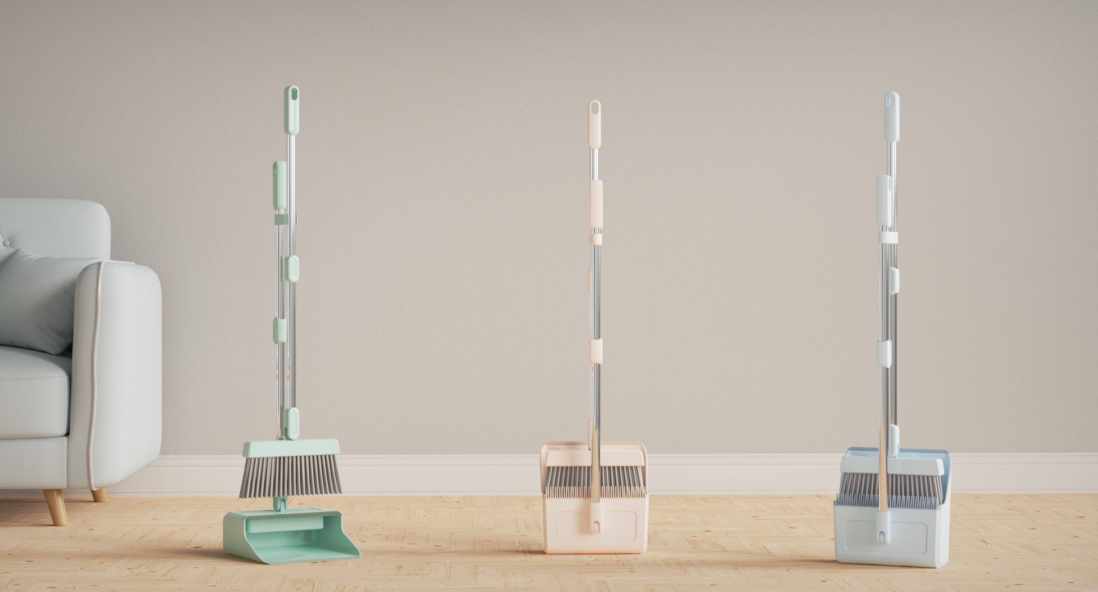 Modularity, texture, home cleaning and appearance design，