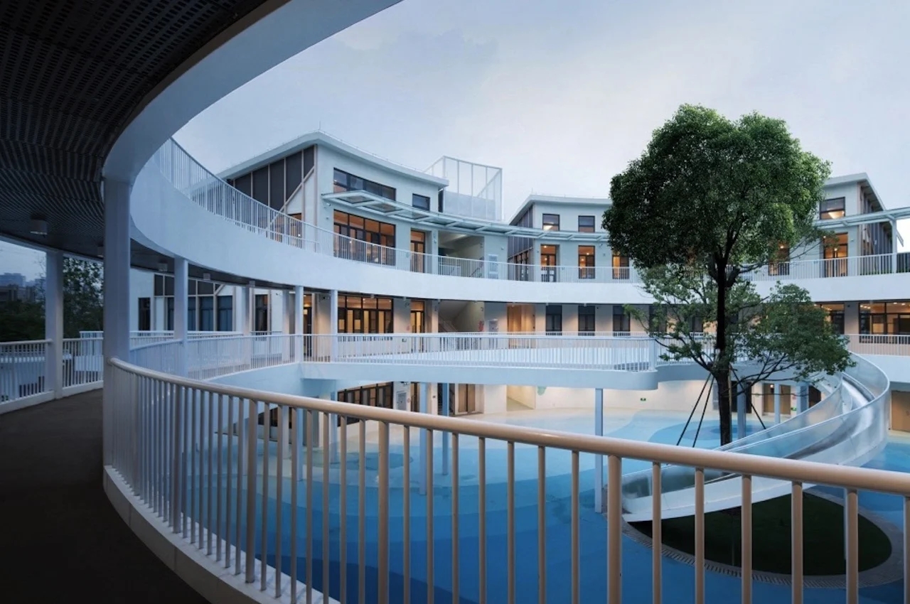 kindergarten，Guangzhou，security，private school，Architecture，