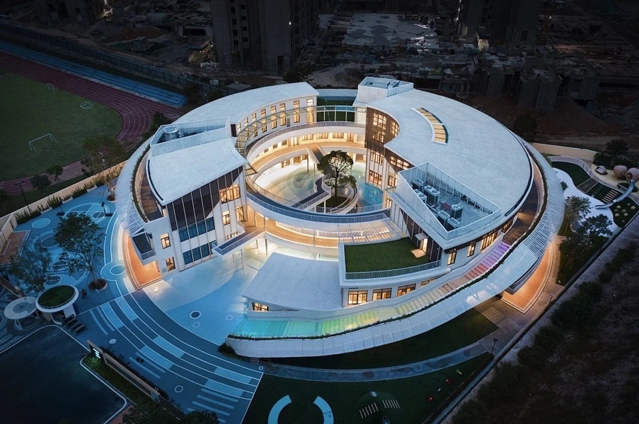 kindergarten，Guangzhou，security，private school，Architecture，