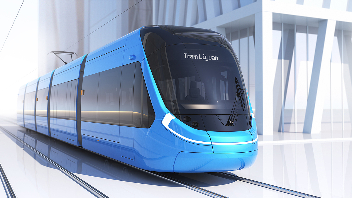 Tram，Lightrail，轻轨，有轨电车，交通工具设计，