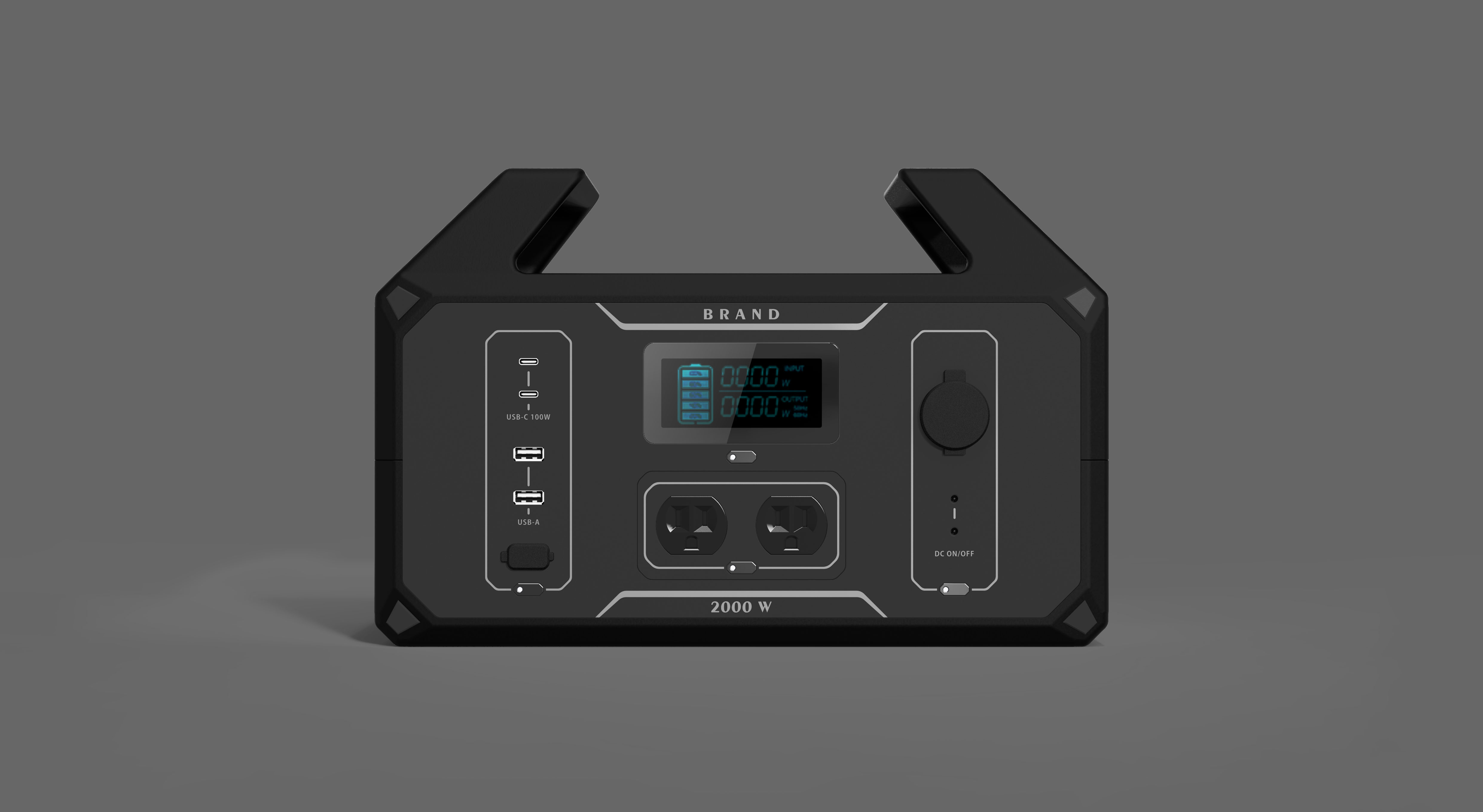 Design of portable energy storage power supply，Design of energy storage power supply，product design，industrial design，Appearance design，Structural design，