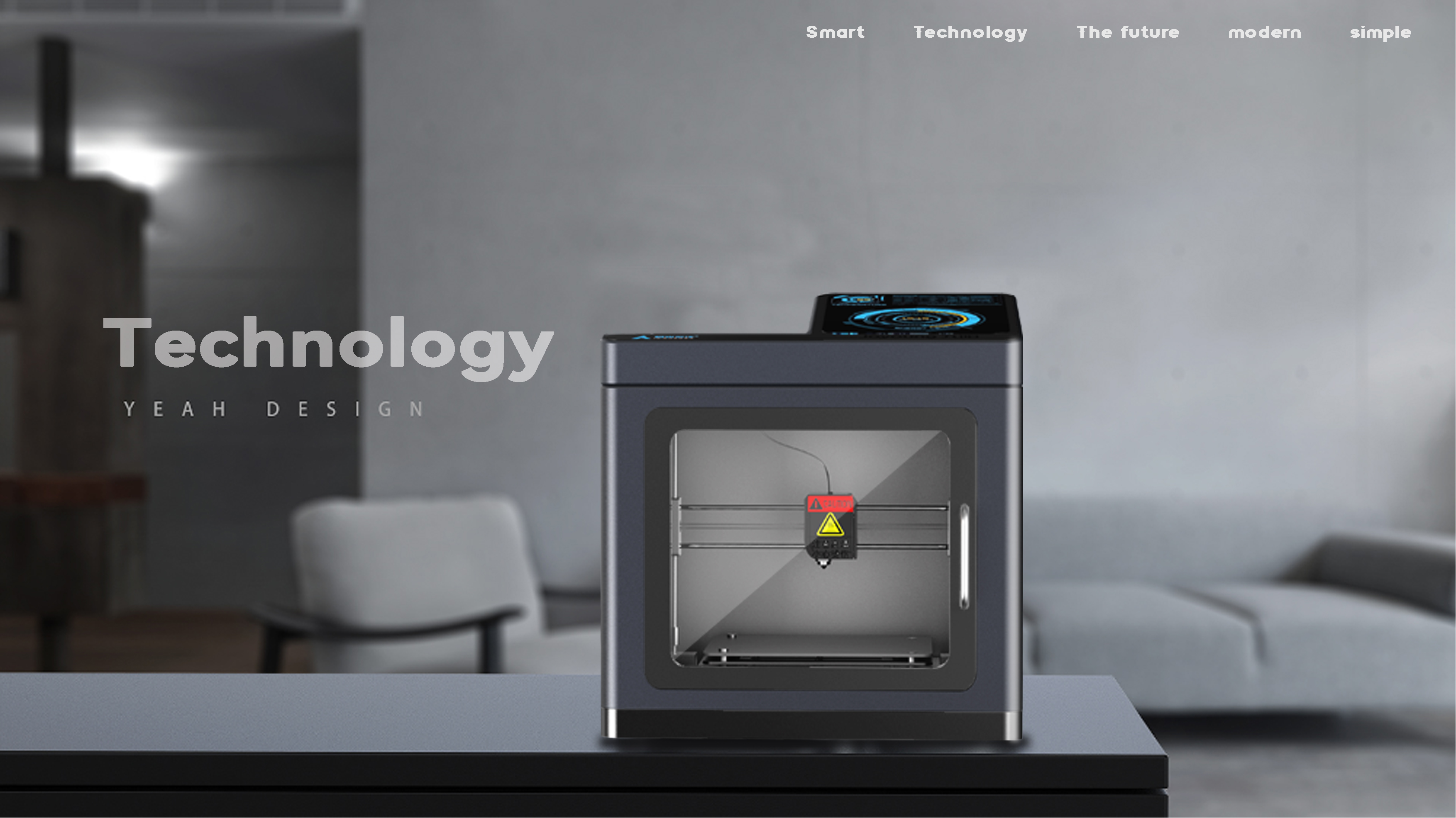 intelligence，Simplicity，3D printer，industrial equipment ，electronic product，Digital，