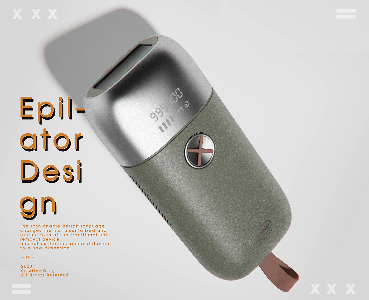 Depilatory instrument，Beauty products，product design，@Oldguy，