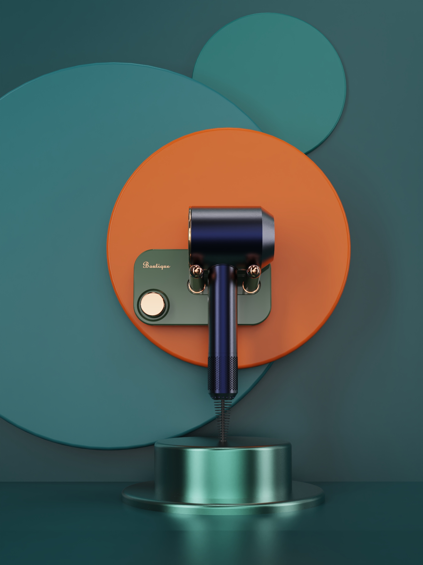 Design and rendering of an electroplating Blower Rack，