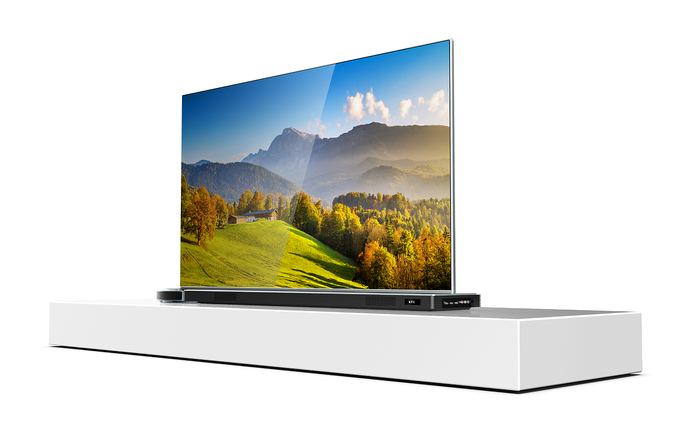 television，Double sided display，soundbar，tv，