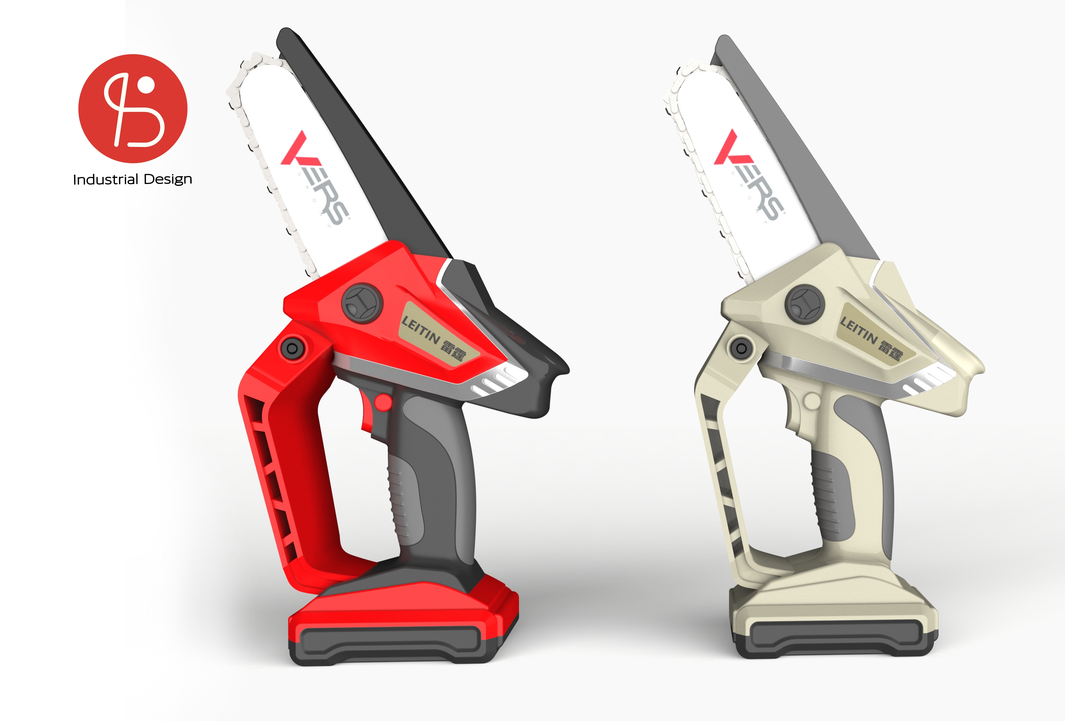 Lithium electric saw, appearance design, structure design，