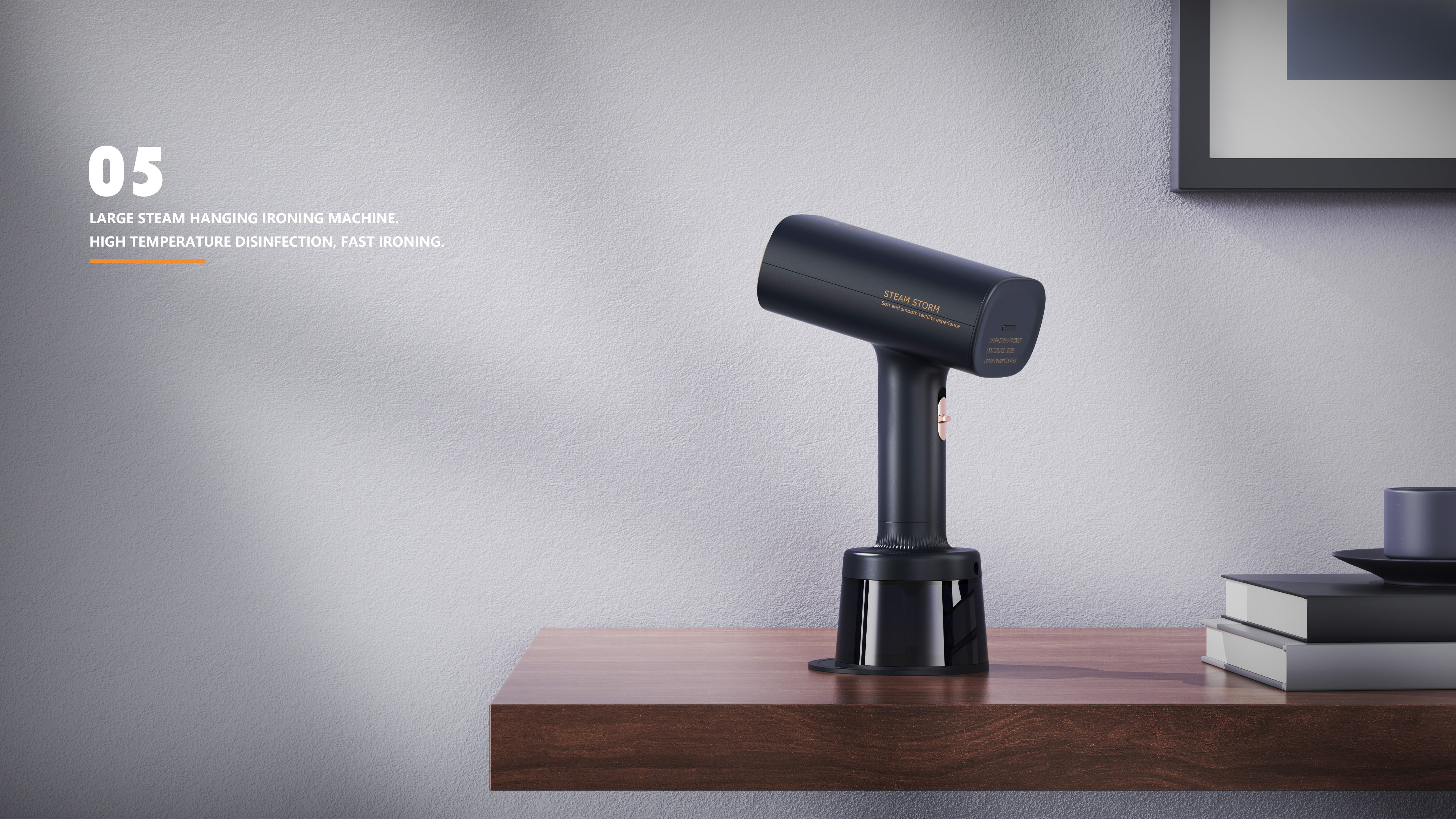 Point only design，product design，industrial design，for the domestic market，Hand held ironing machine，Steam iron，be younger，Feminization，