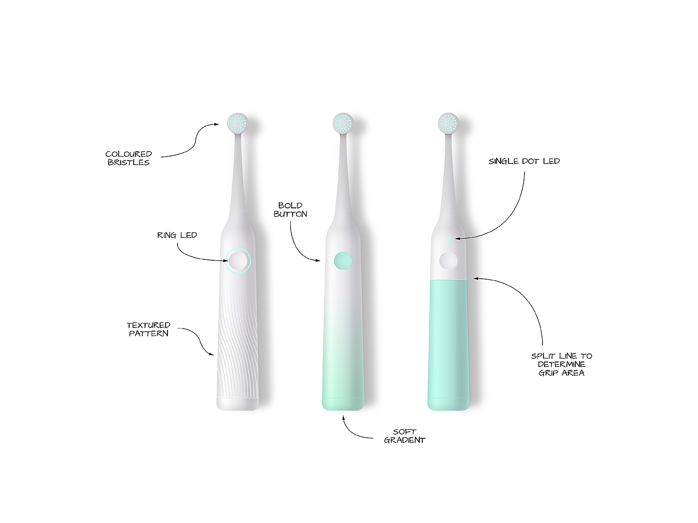 Electric toothbrush，wash supplies，product design，clean，tooth，