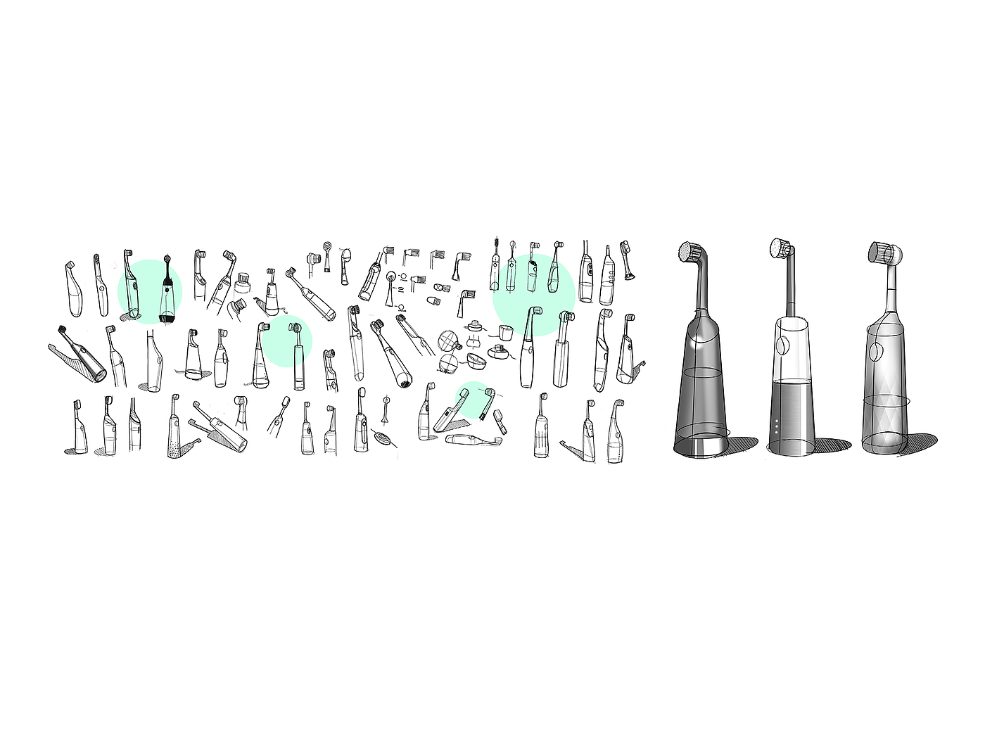 Electric toothbrush，wash supplies，product design，clean，tooth，