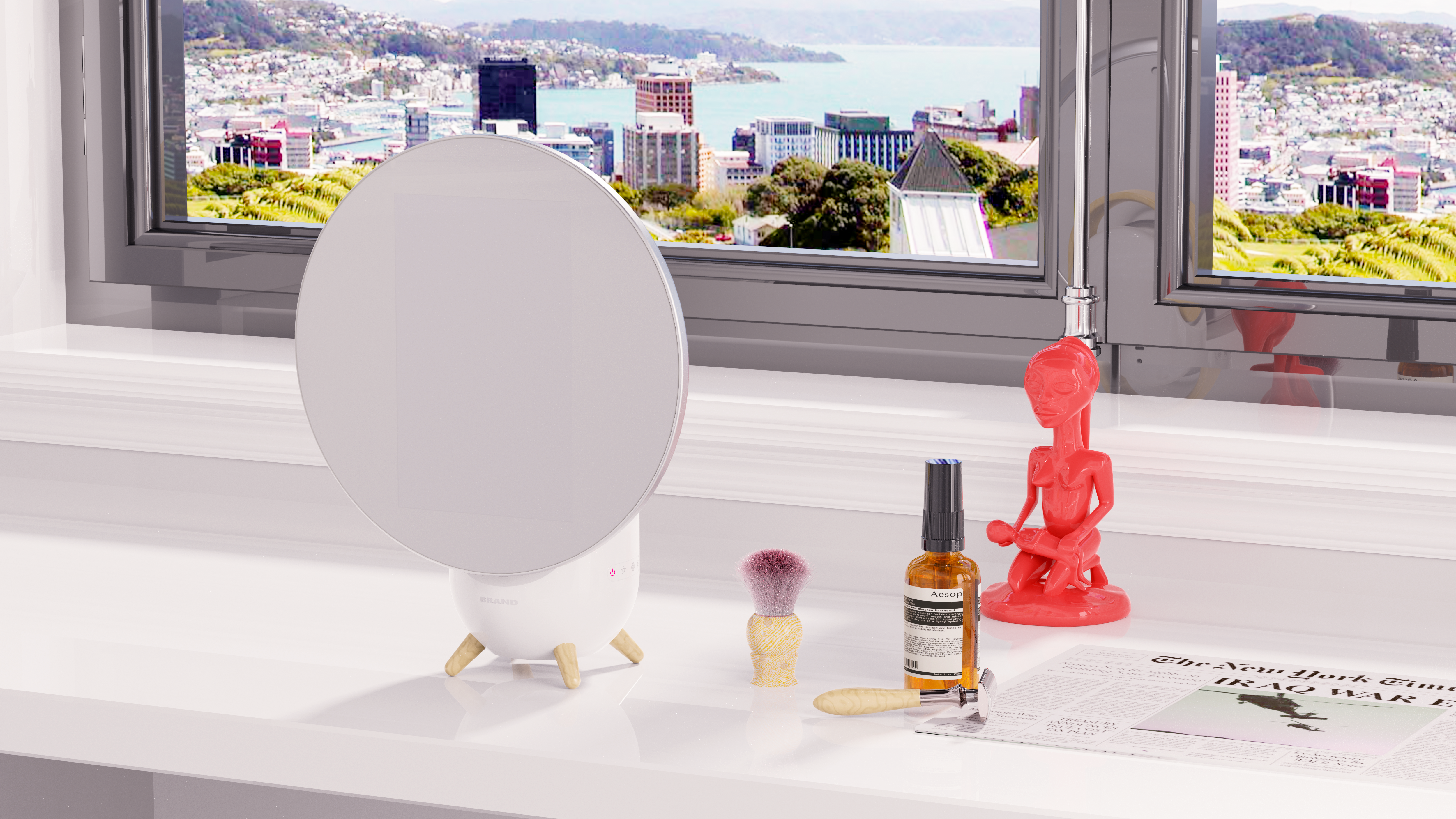 Beauty makeup，Mirror display，Smart home，