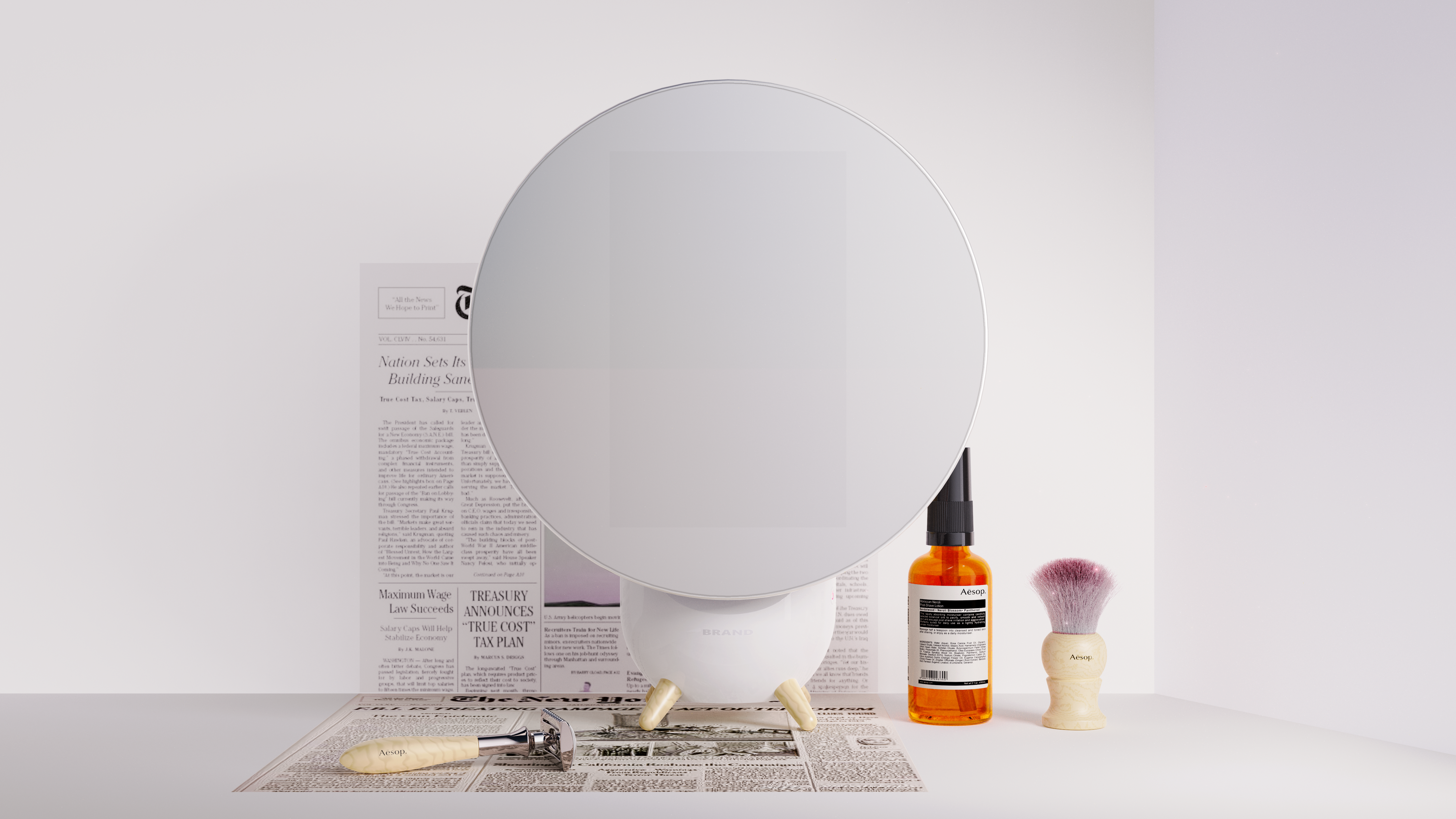 Beauty makeup，Mirror display，Smart home，