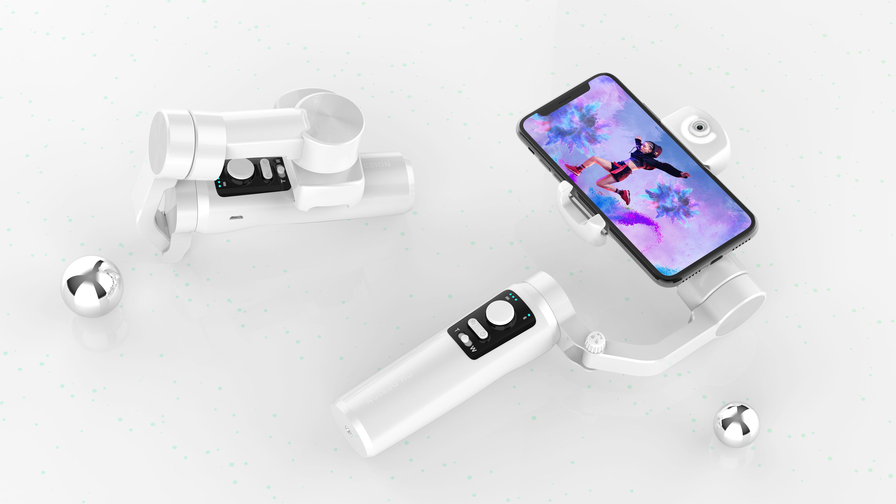 Mobile pan tilt stabilizer，