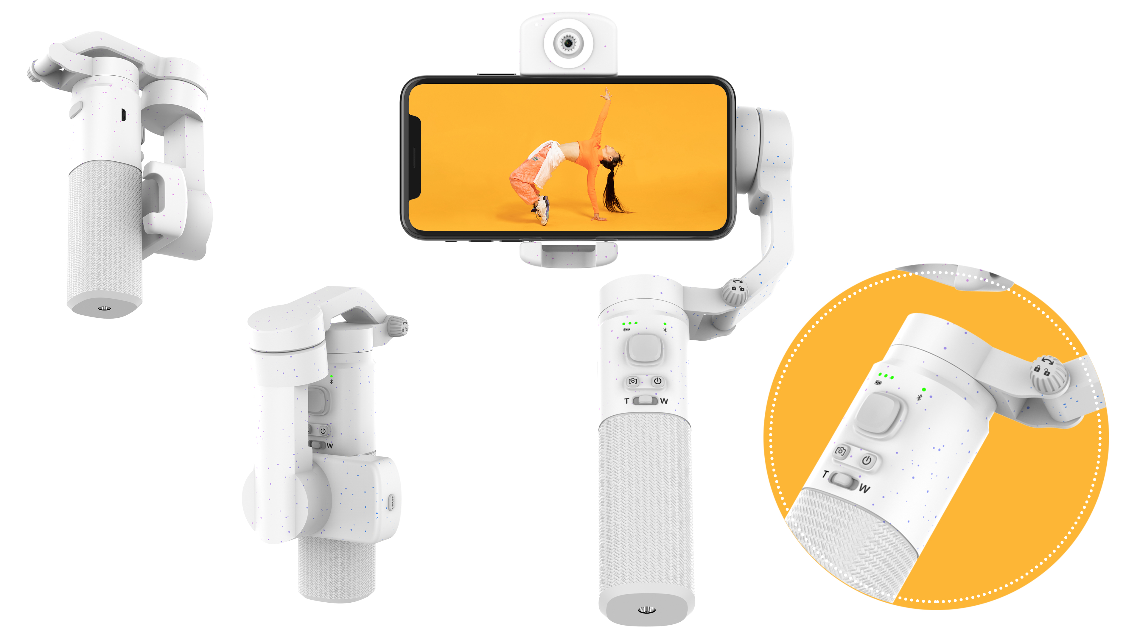 Mobile pan tilt stabilizer，