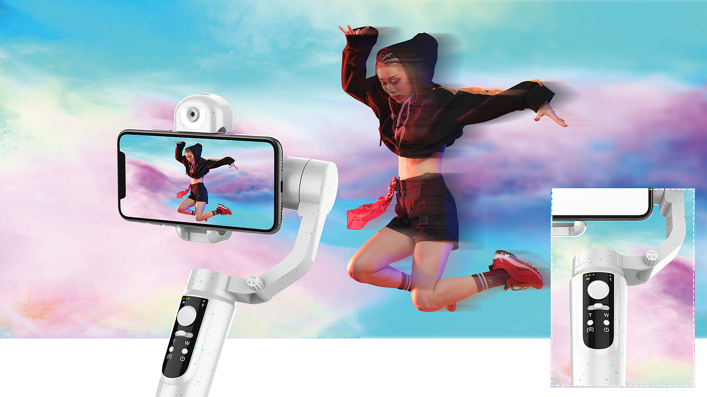Mobile pan tilt stabilizer，
