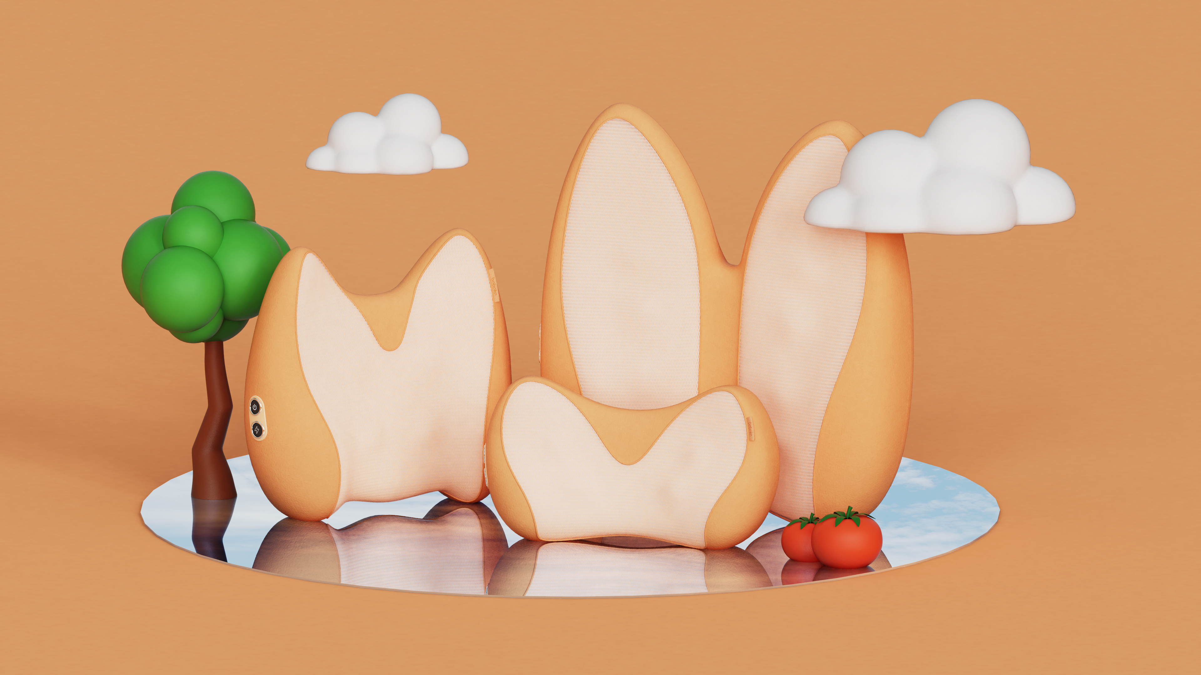 Series products，Massage pillow，Personal care products，Bionics Design ，