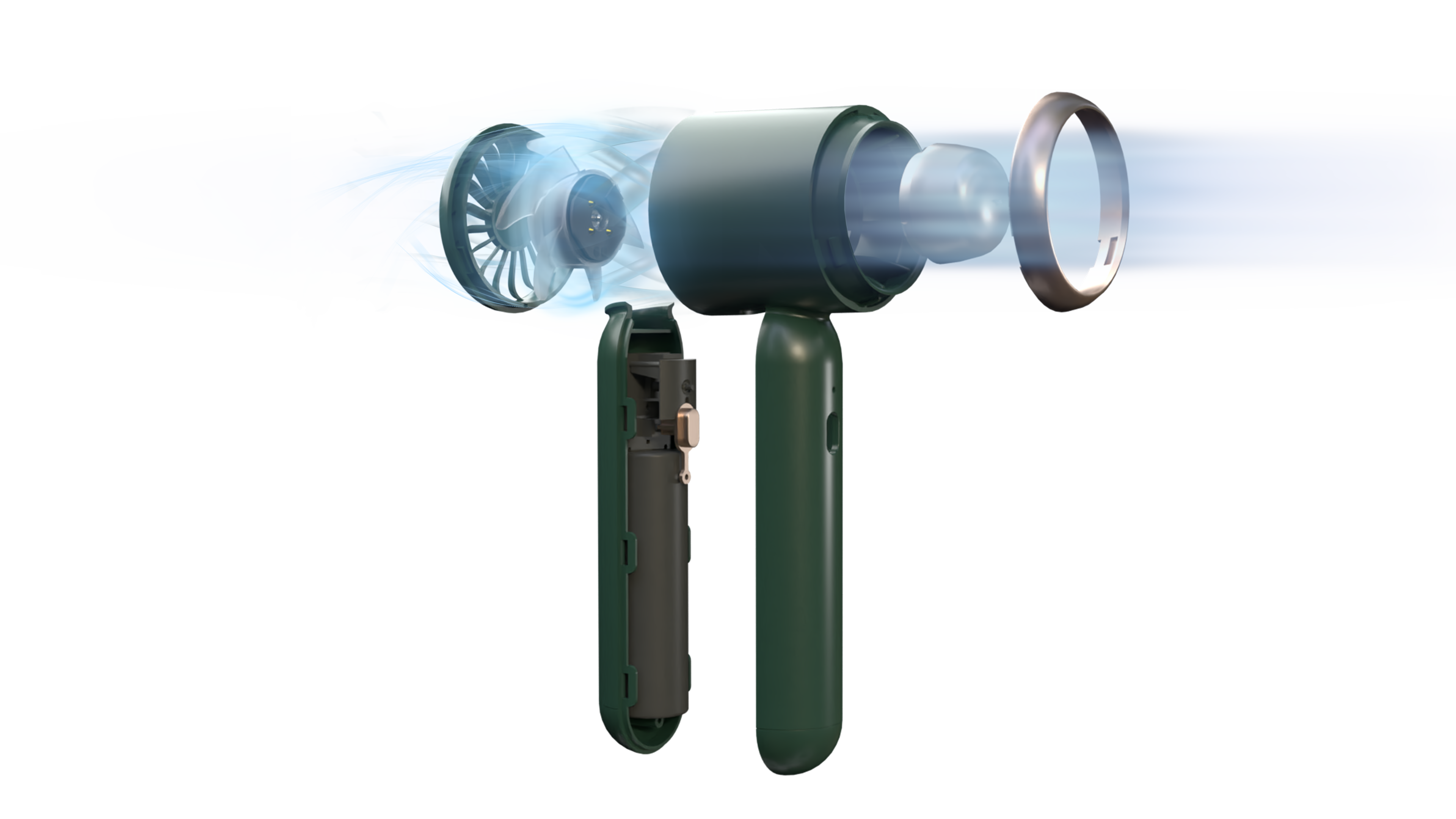 Red design，product design，Handheld fan，Traditional products，Category innovation，