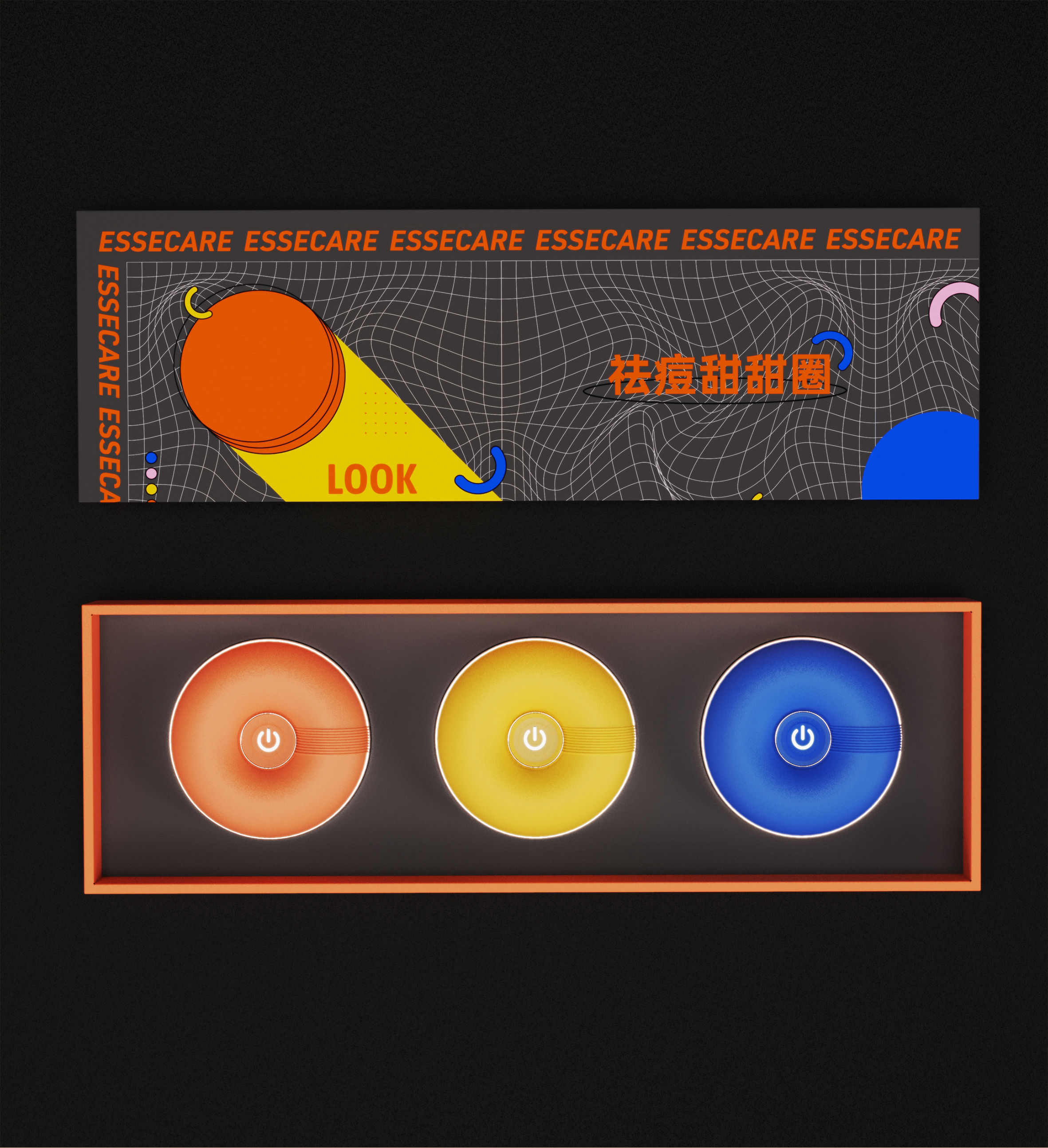 Red and blue light，acne treatment，Anti-Acne ，doughnut，cosmetic instrument，Acne removing beauty instrument，Acne removing artifact，Personal beauty care，