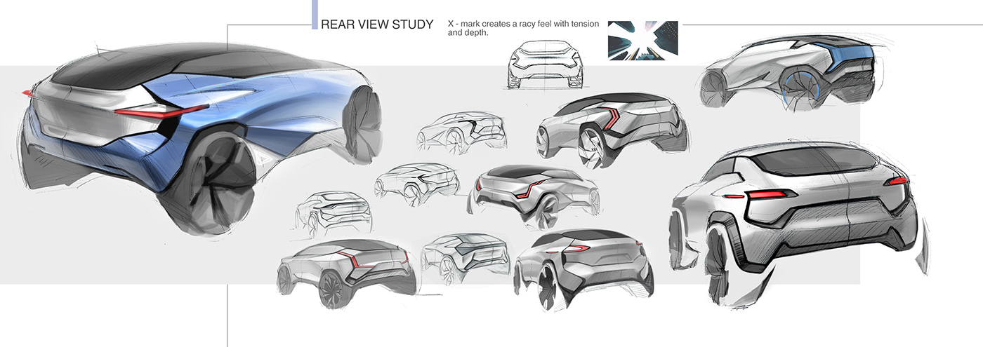 KIa - OSPREY，automobile，sketch，