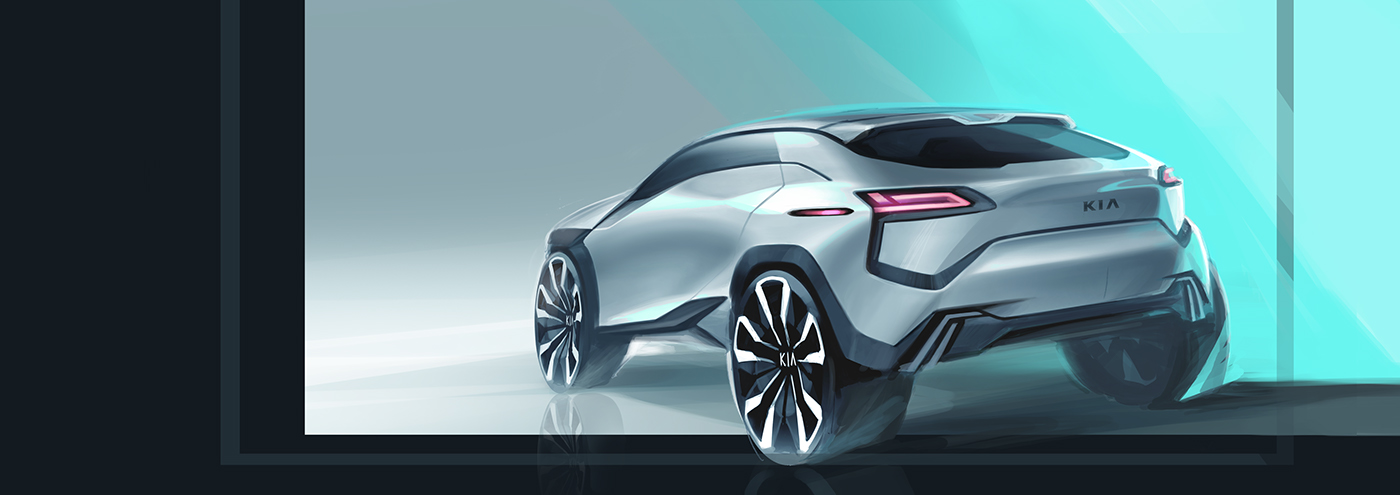 KIa - OSPREY，automobile，sketch，
