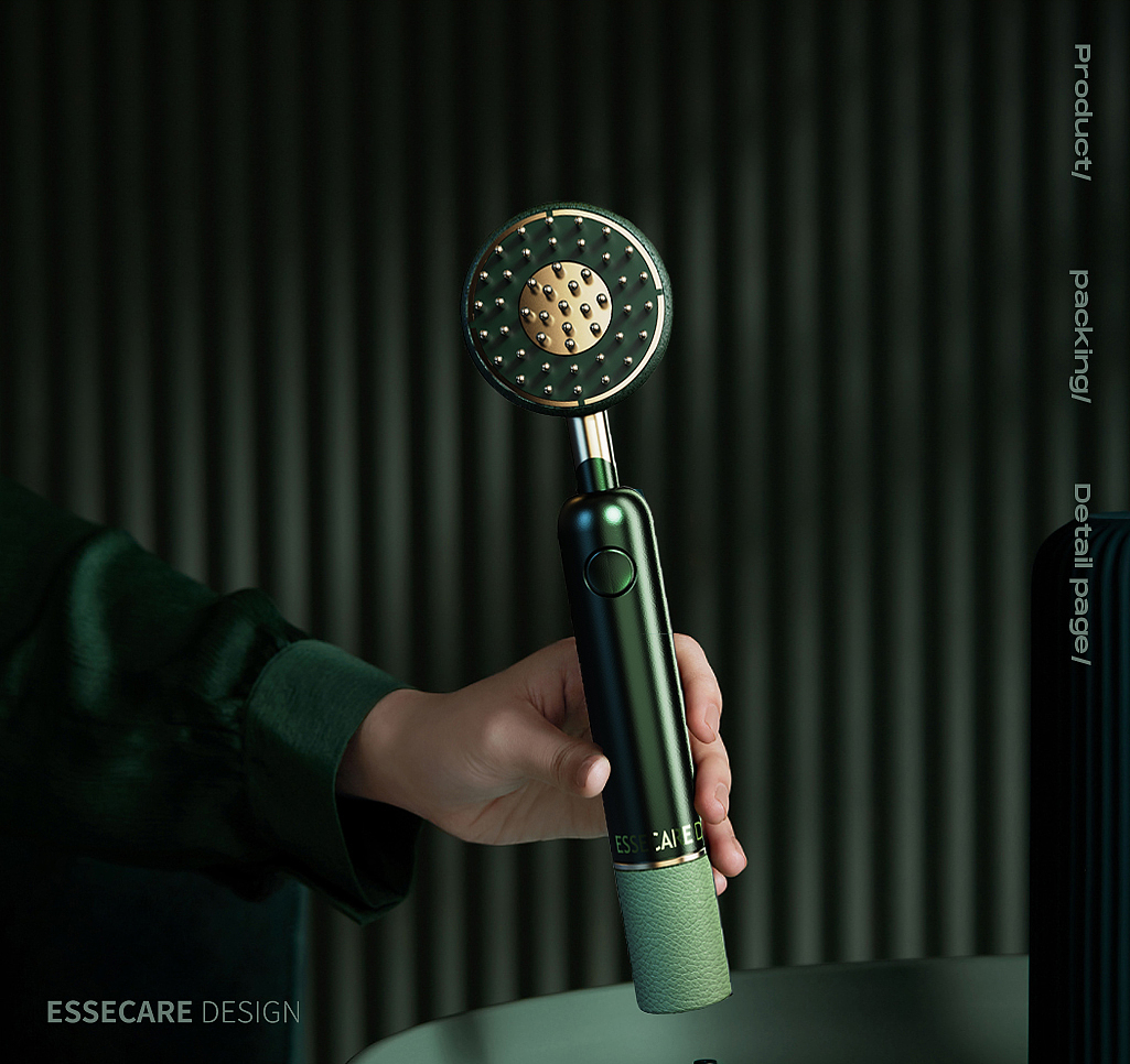 Beauty equipment，small home appliances，Appearance design，Beauty personal care，electronic product，Household beauty instrument，Scalp medication comb，comb，