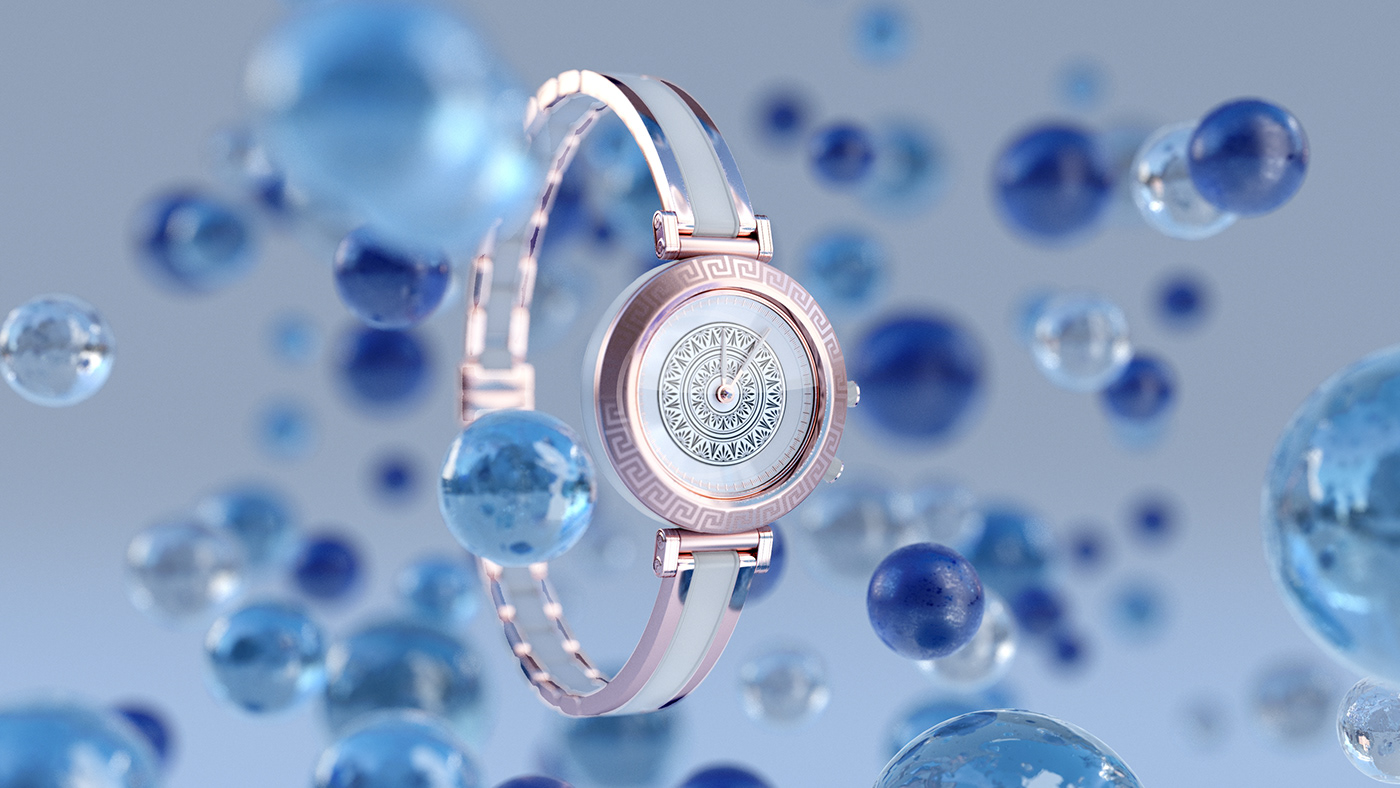Diane，Wrist watch，Render，