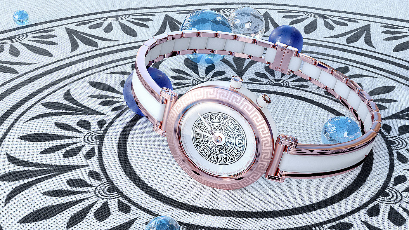 Diane，Wrist watch，Render，