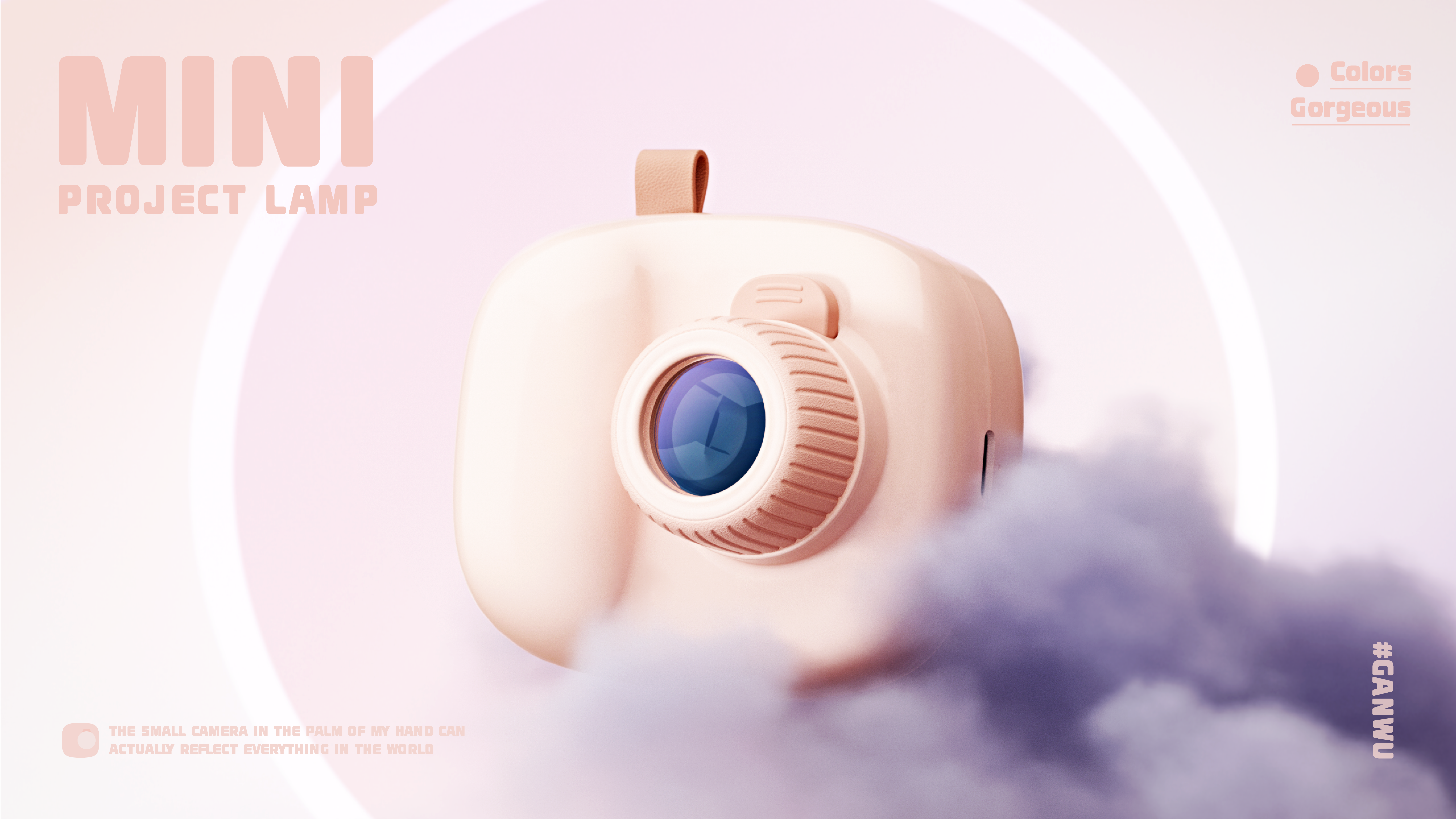 Projection lamp，3c，gift，camera，Portable，