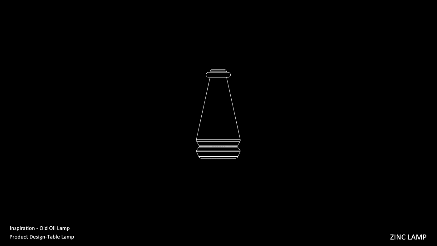 Zinc lamp，product design，3d，graphical，industrial design，lamps and lanterns，