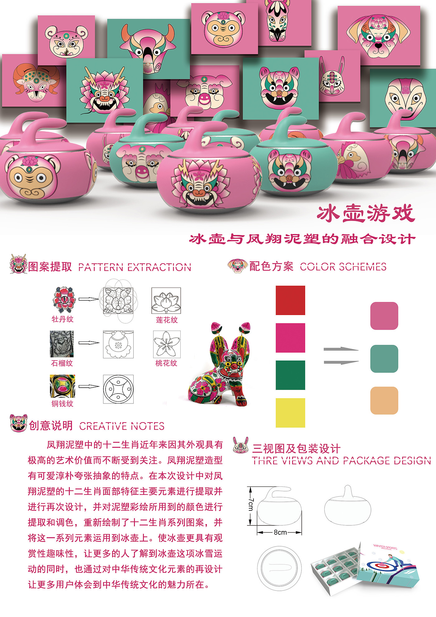 Fengxiang clay，Cultural creation，the twelve Chinese zodiac signs，Toys，