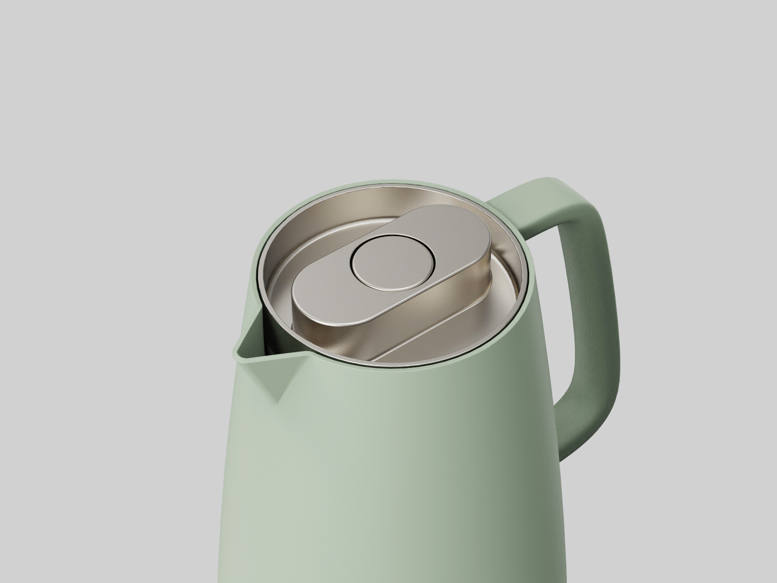 Thermal insulation kettle，teapot，Plastic，Metal，concise，
