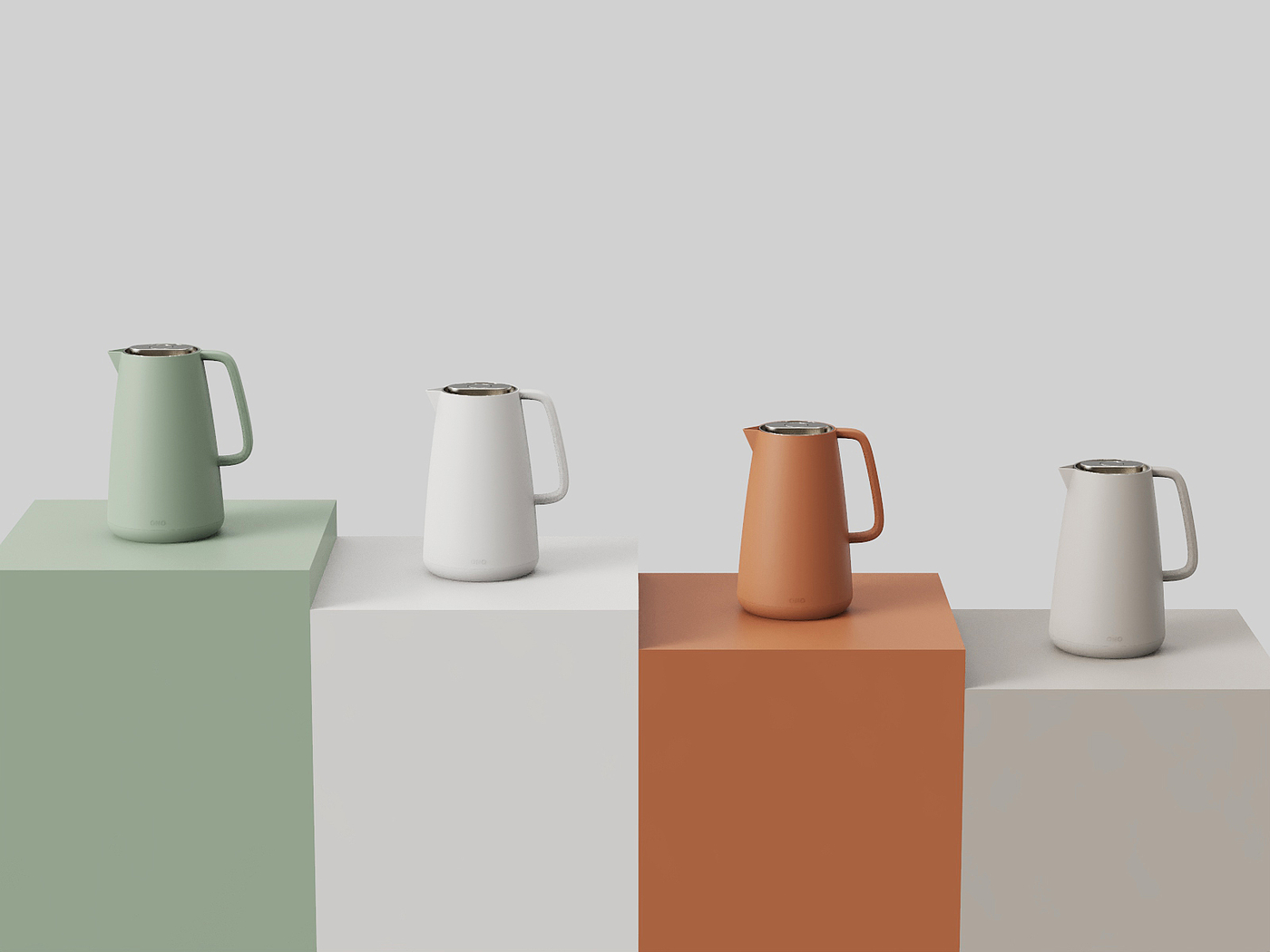 Thermal insulation kettle，teapot，Plastic，Metal，concise，