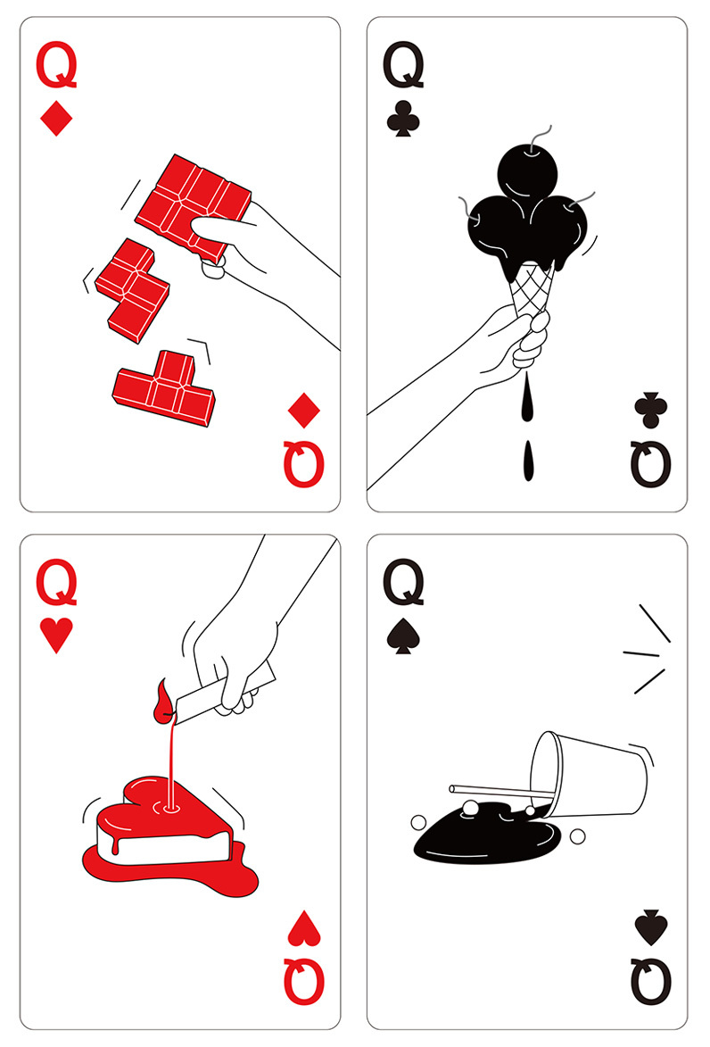 poker，delicious food，conceptual design，