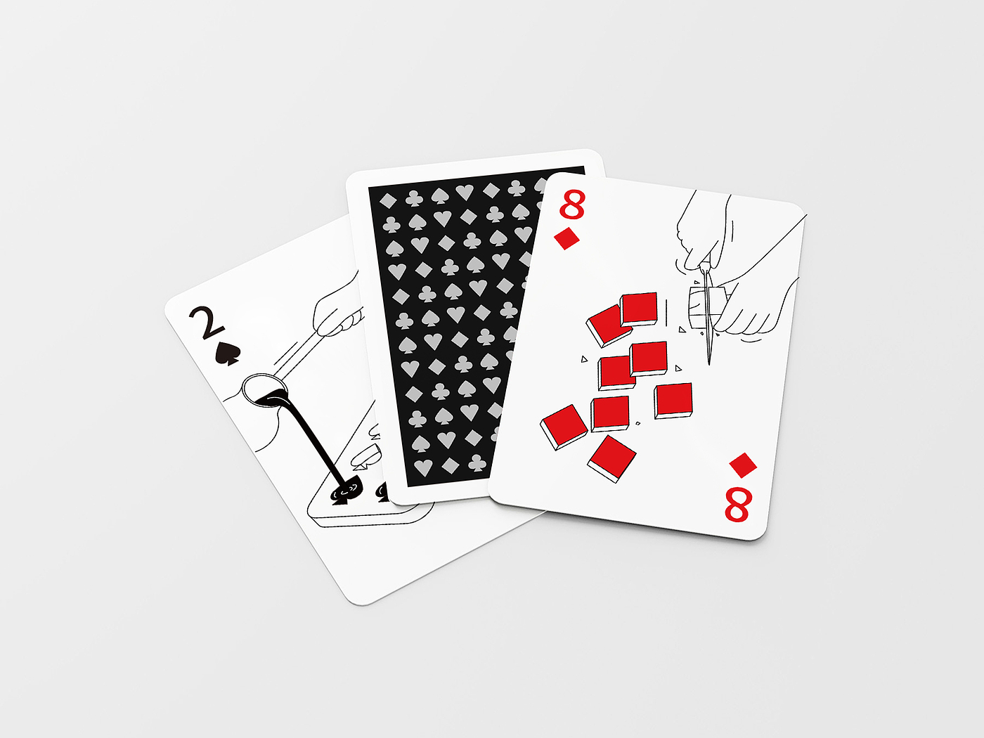 poker，delicious food，conceptual design，