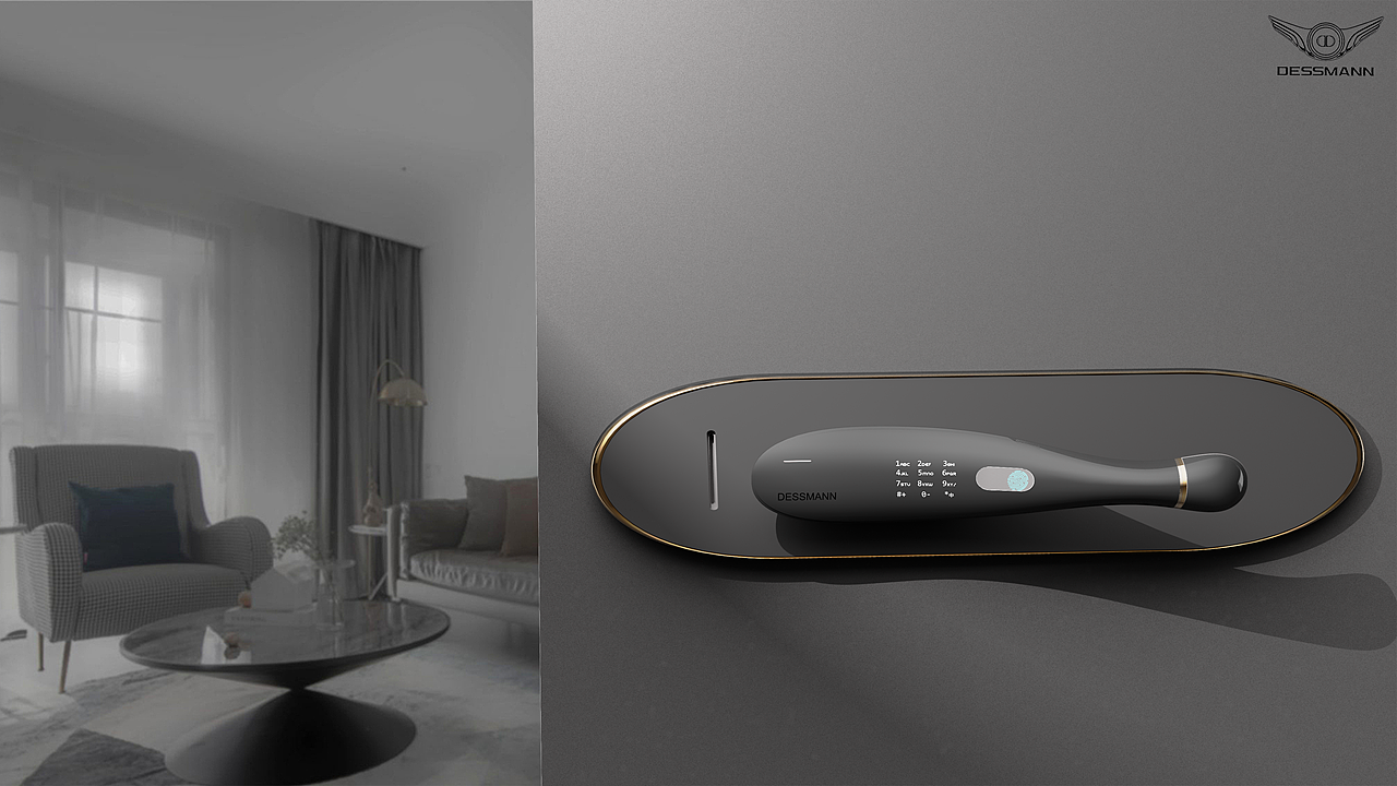 industrial design，product design，Intelligent door lock，