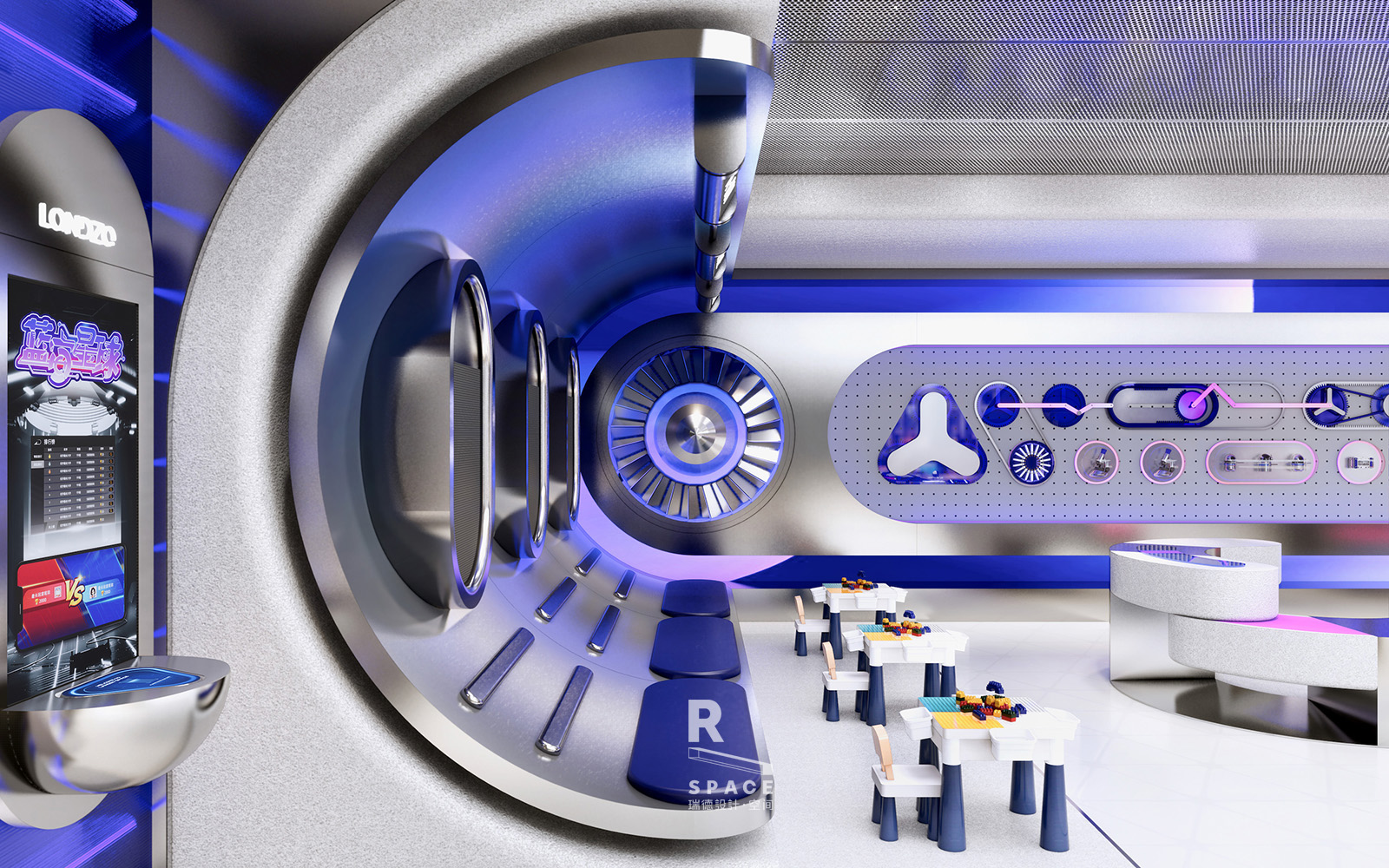 Red design，Commercial space，Experience store，Brand visual refinement，Super experience super strategy，User experience design，Overall space planning and design，Red design · space，