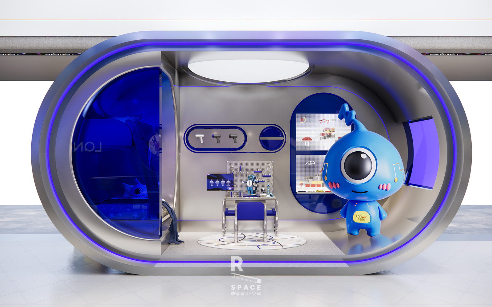 Red design，Commercial space，Experience store，Brand visual refinement，Super experience super strategy，User experience design，Overall space planning and design，Red design · space，