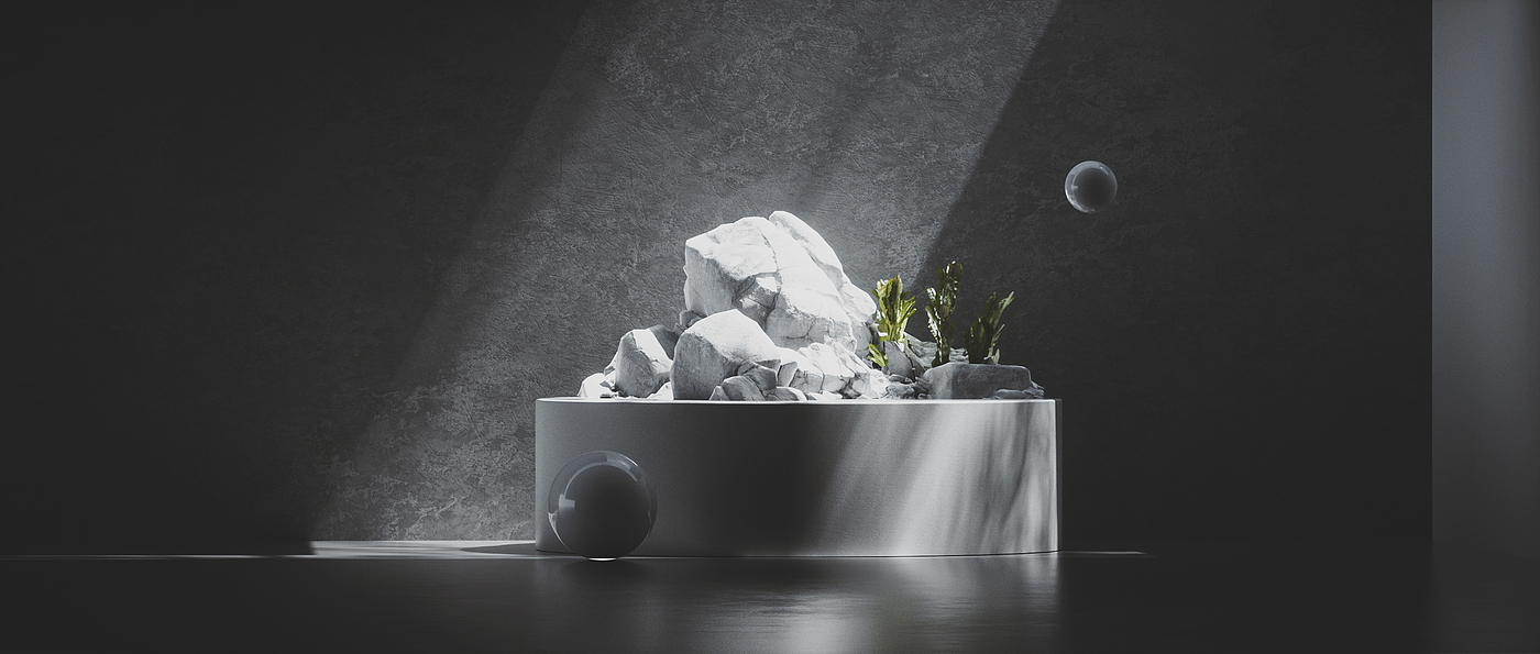 c4d，octane，室内，渲染，光影，