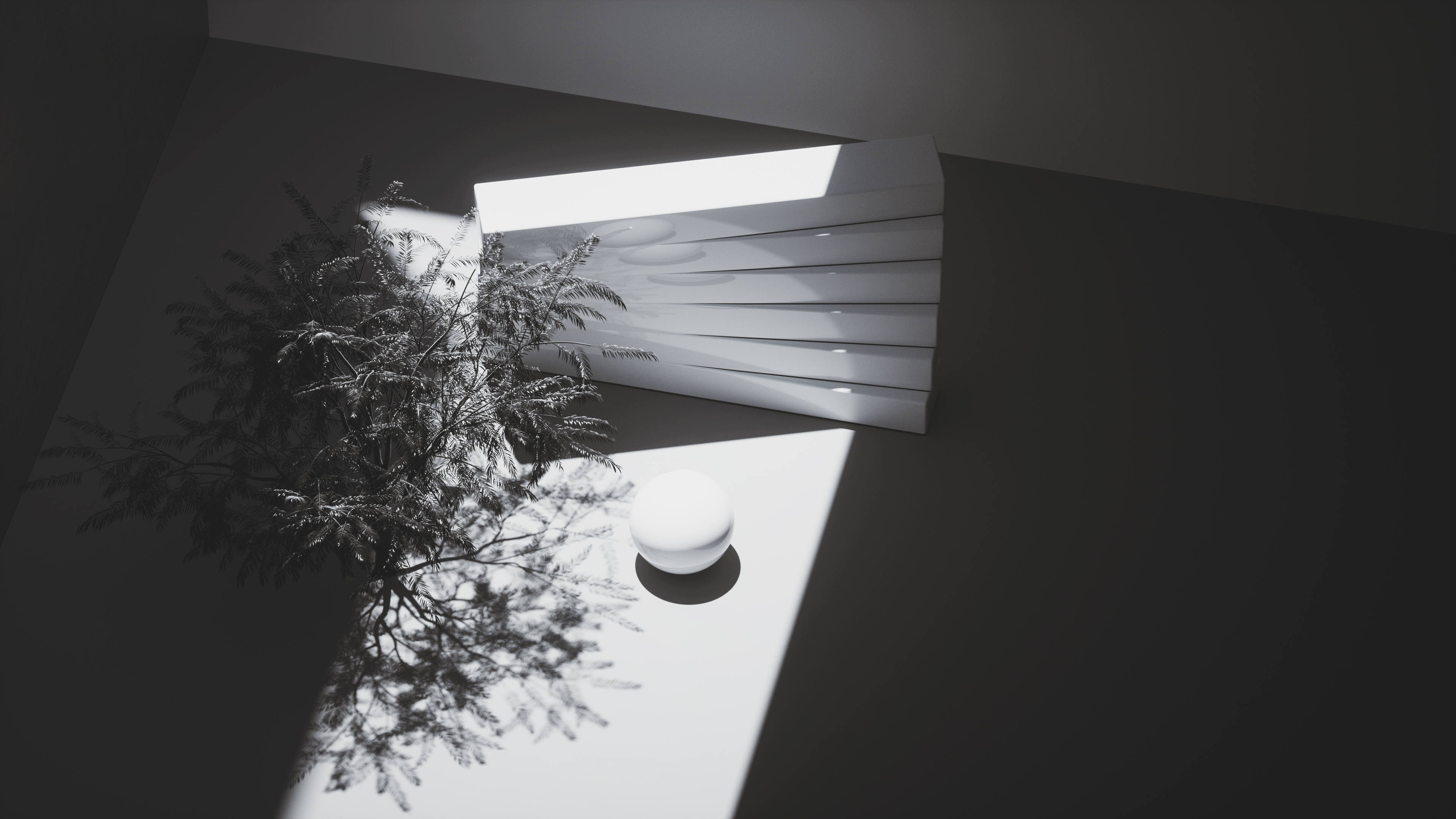c4d，octane，indoor，Render，Light and shadow，