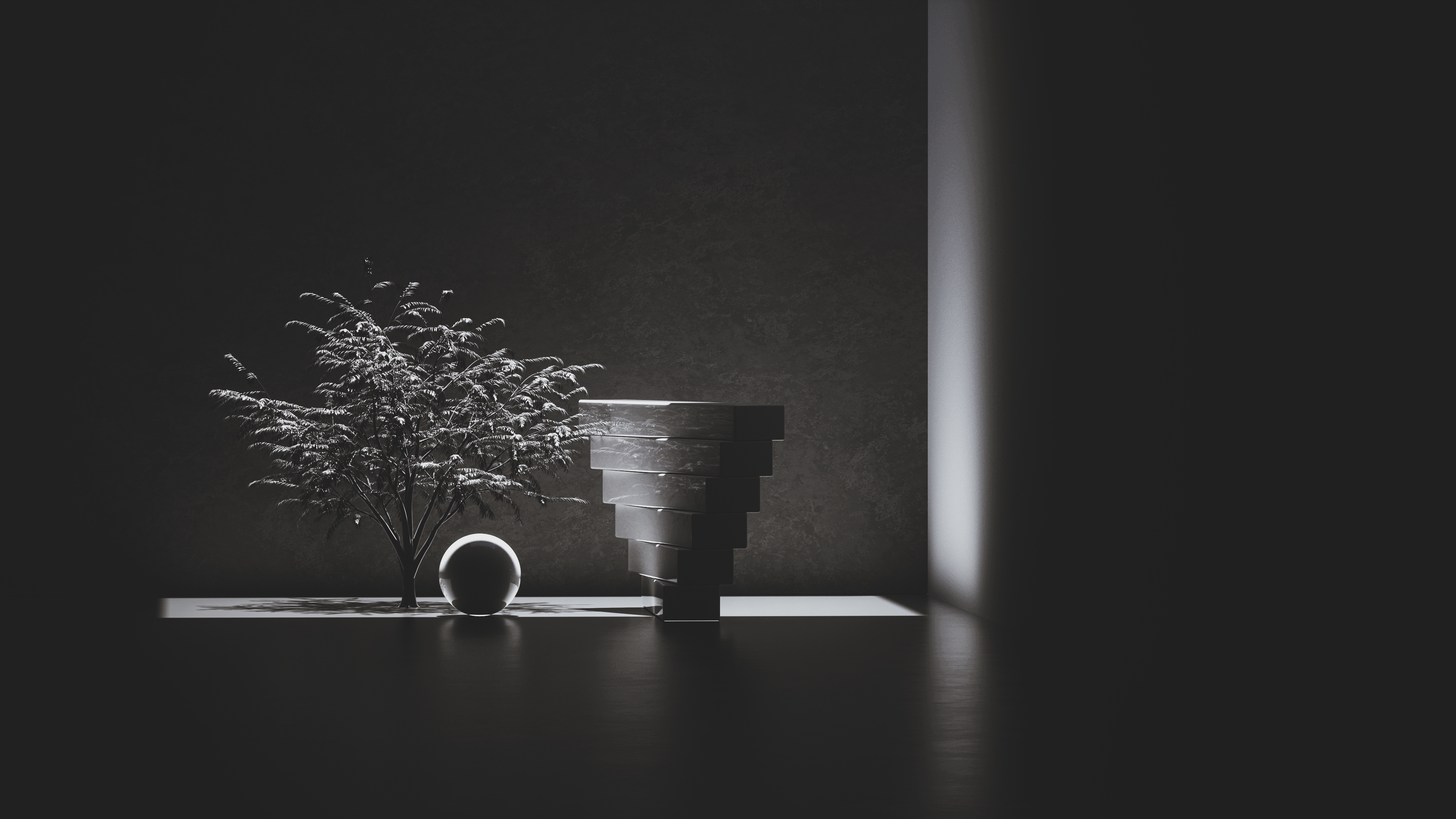 c4d，octane，indoor，Render，Light and shadow，