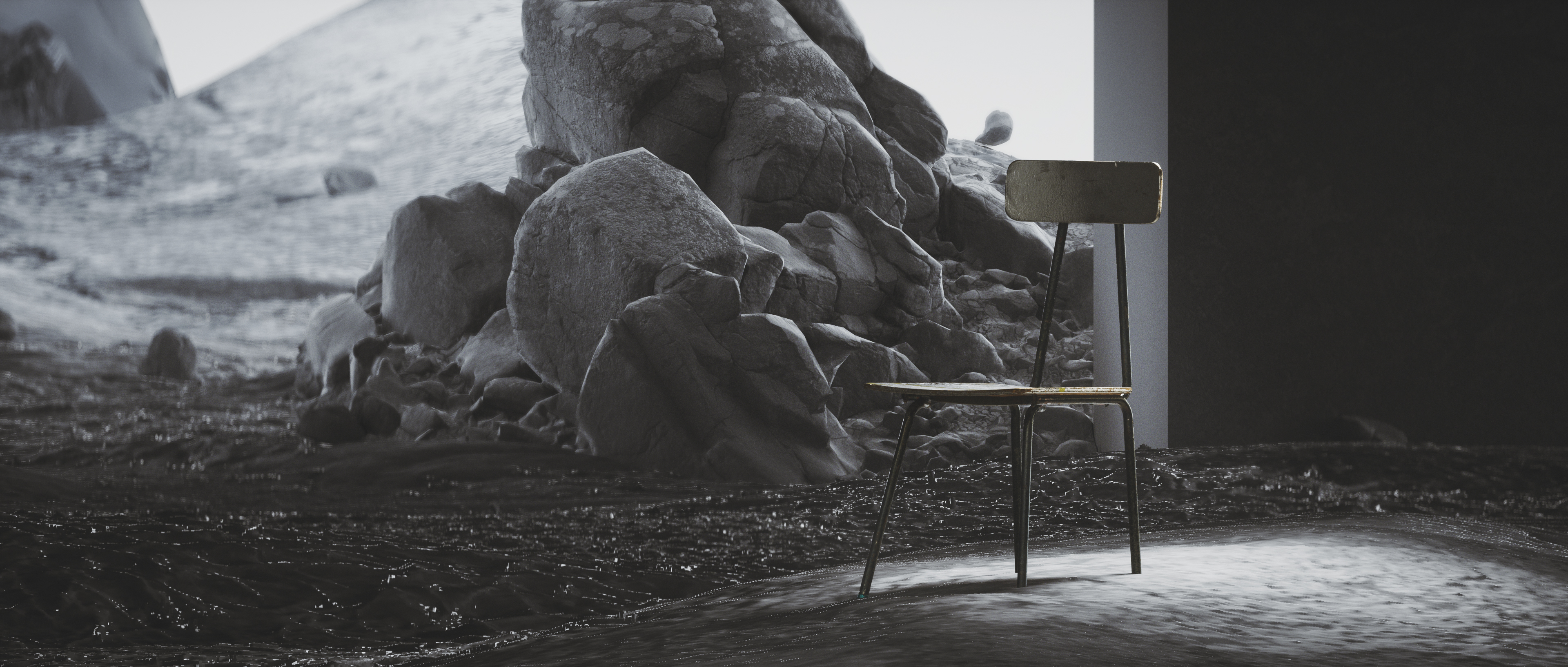 c4d，octane，indoor，Render，Light and shadow，