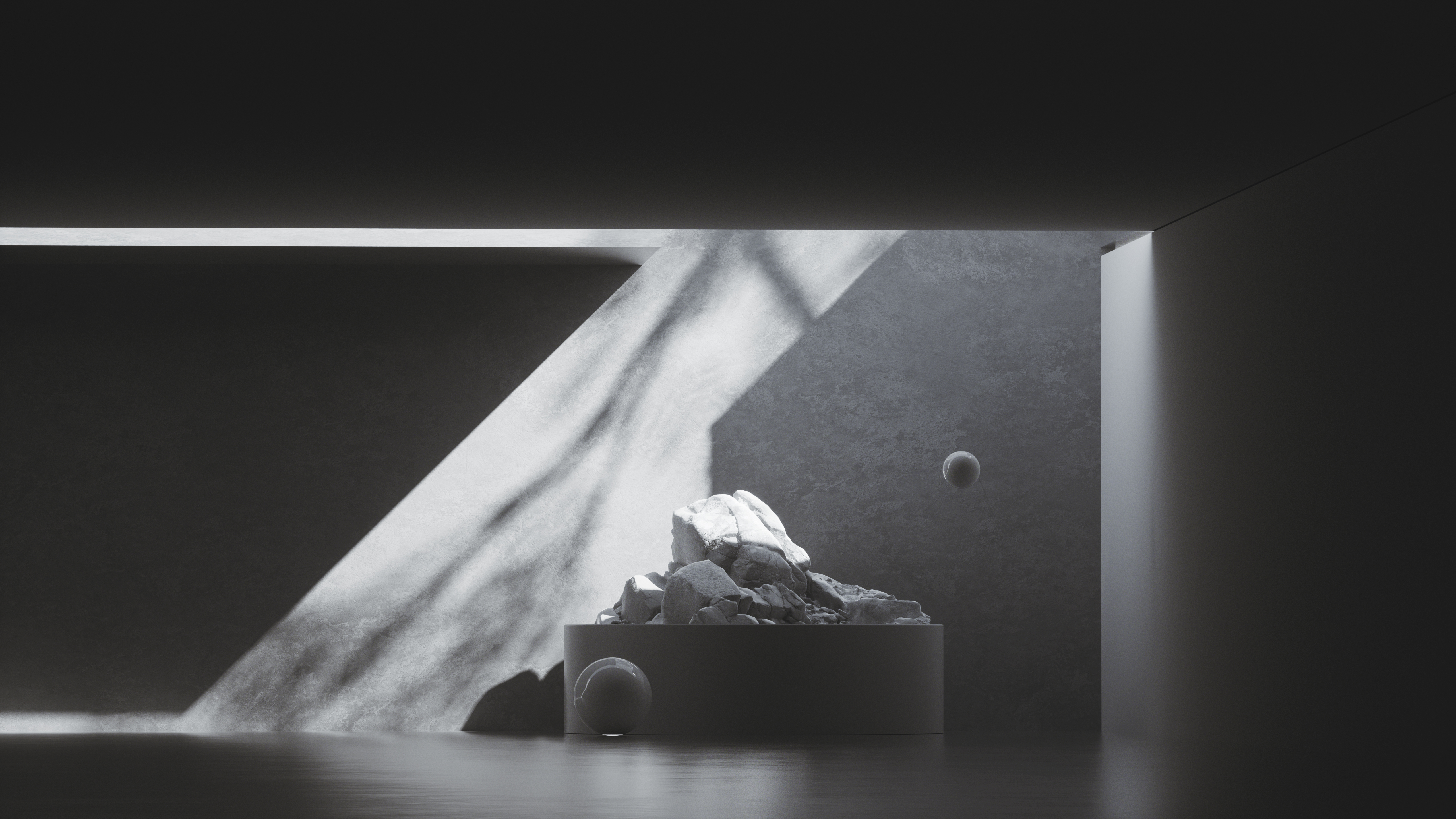 c4d，octane，indoor，Render，Light and shadow，
