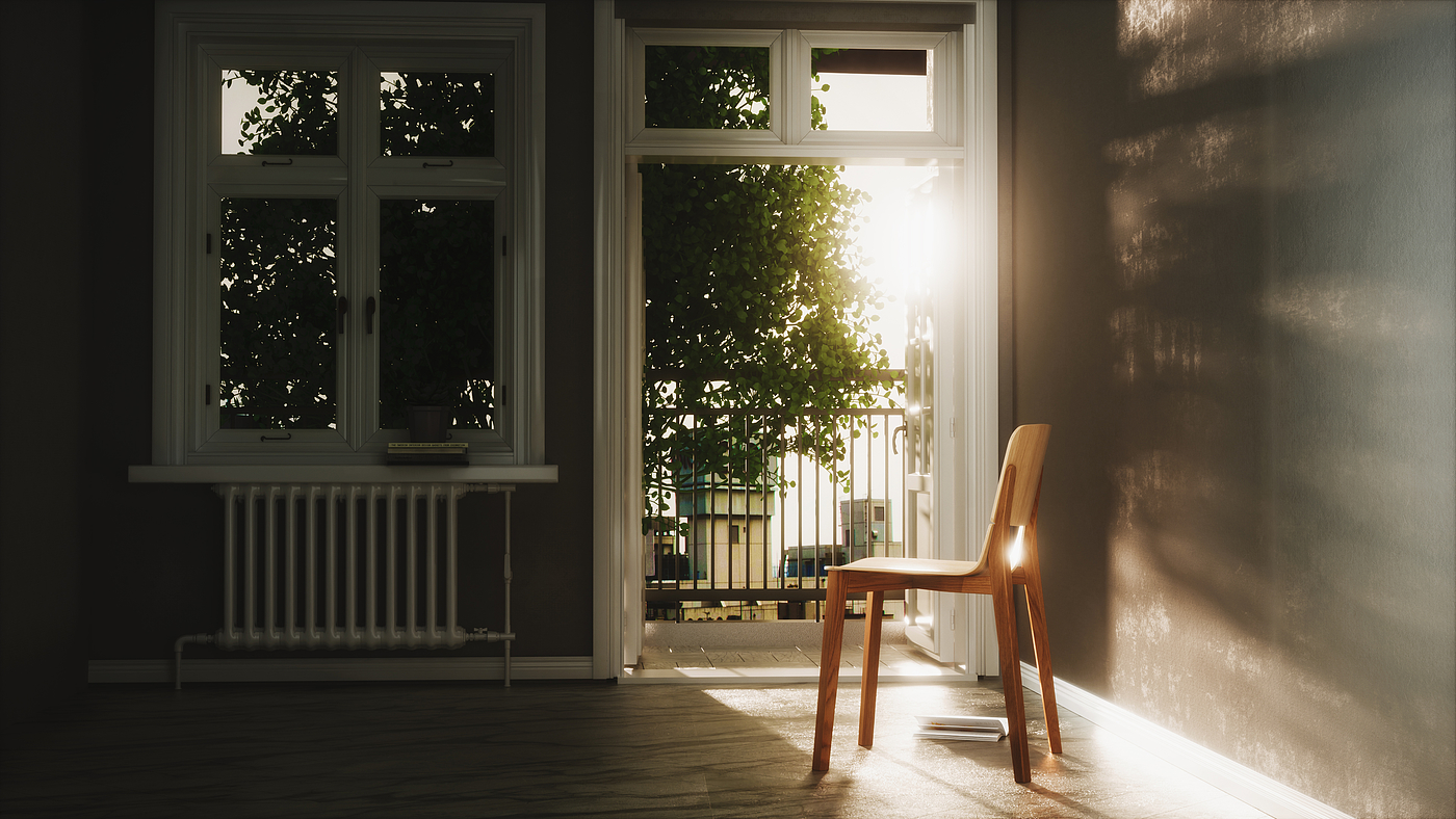 c4d，octane，indoor，Render，Light and shadow，