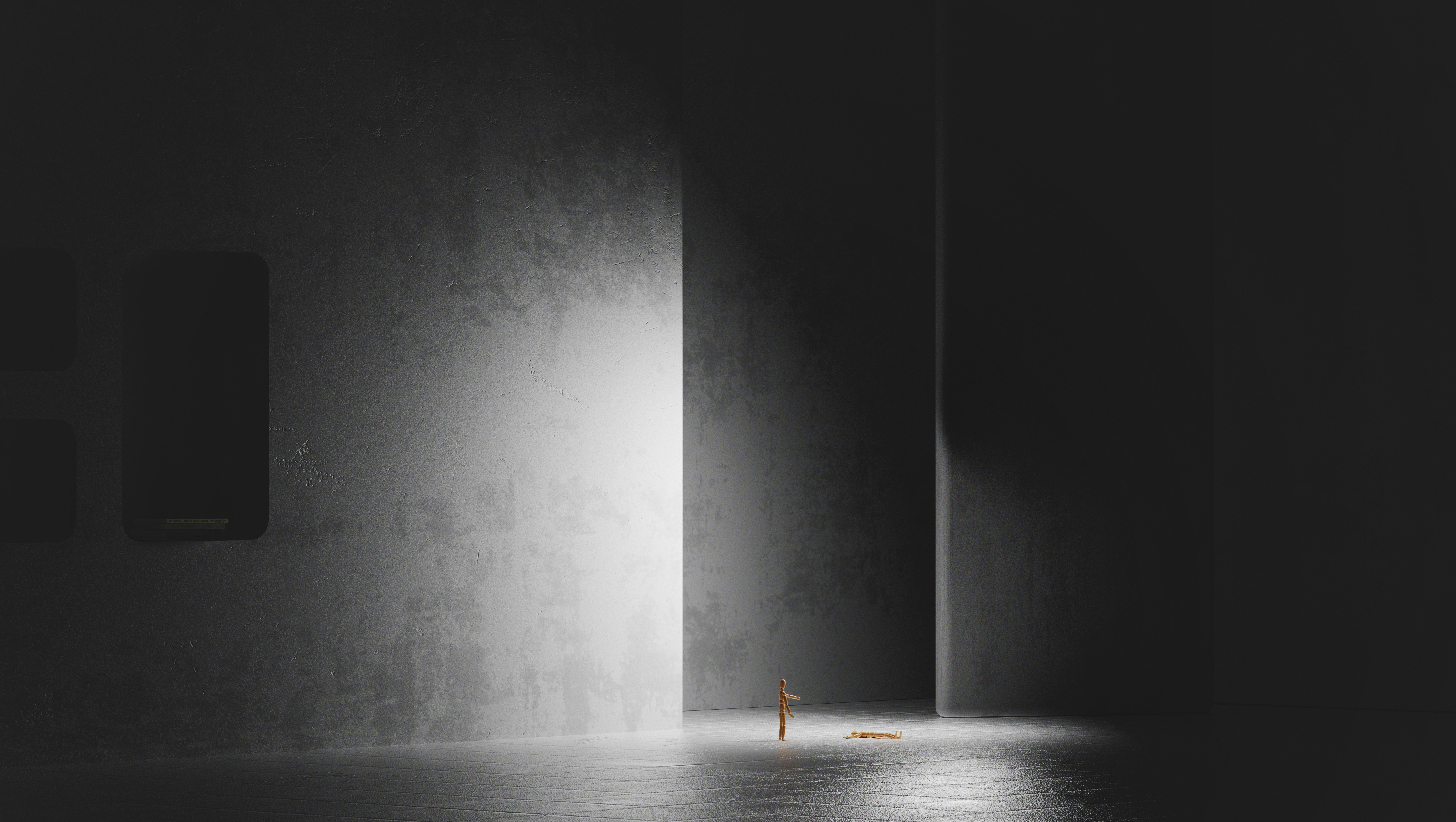 c4d，octane，indoor，Render，Light and shadow，