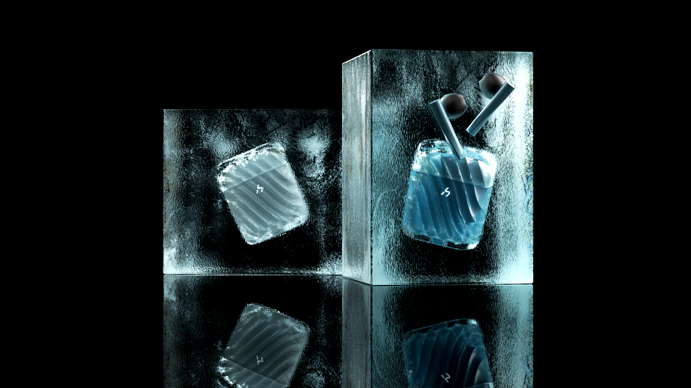 Appearance design product design TWS headset digital audio，