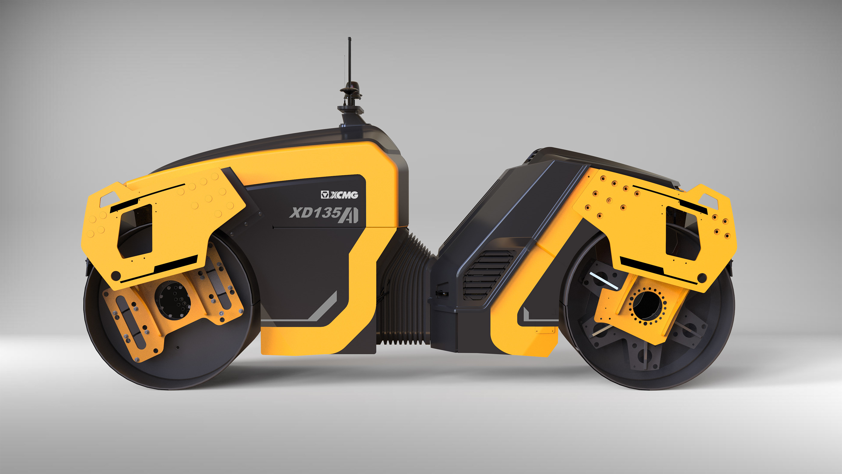 Engineering machinery design，industrial design，Roller design，Roller，Hand drawn，